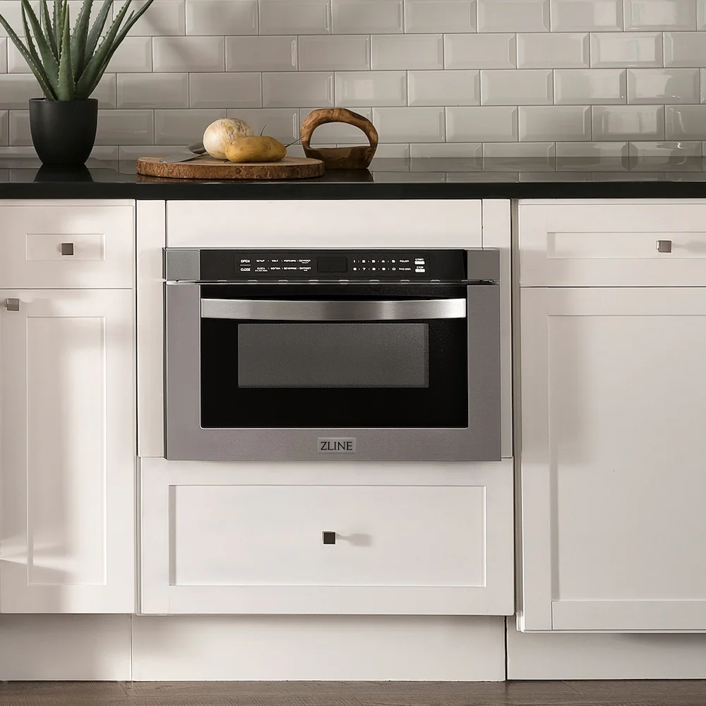 ZLINE 24 in. 1.2 cu. ft. Built-in Microwave Drawer in Stainless Steel (MWD-1) - Image 2