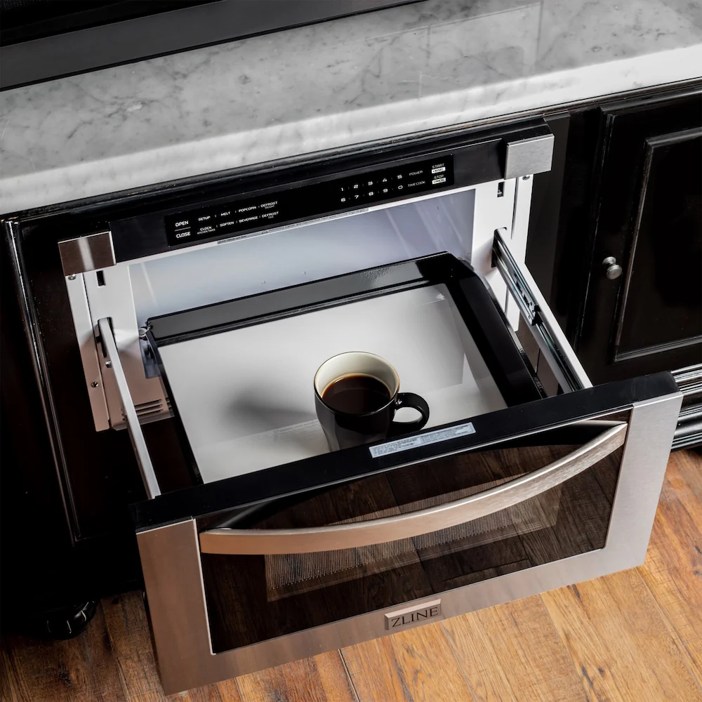 ZLINE 24 in. 1.2 cu. ft. Built-in Microwave Drawer in Stainless Steel (MWD-1) - Image 8