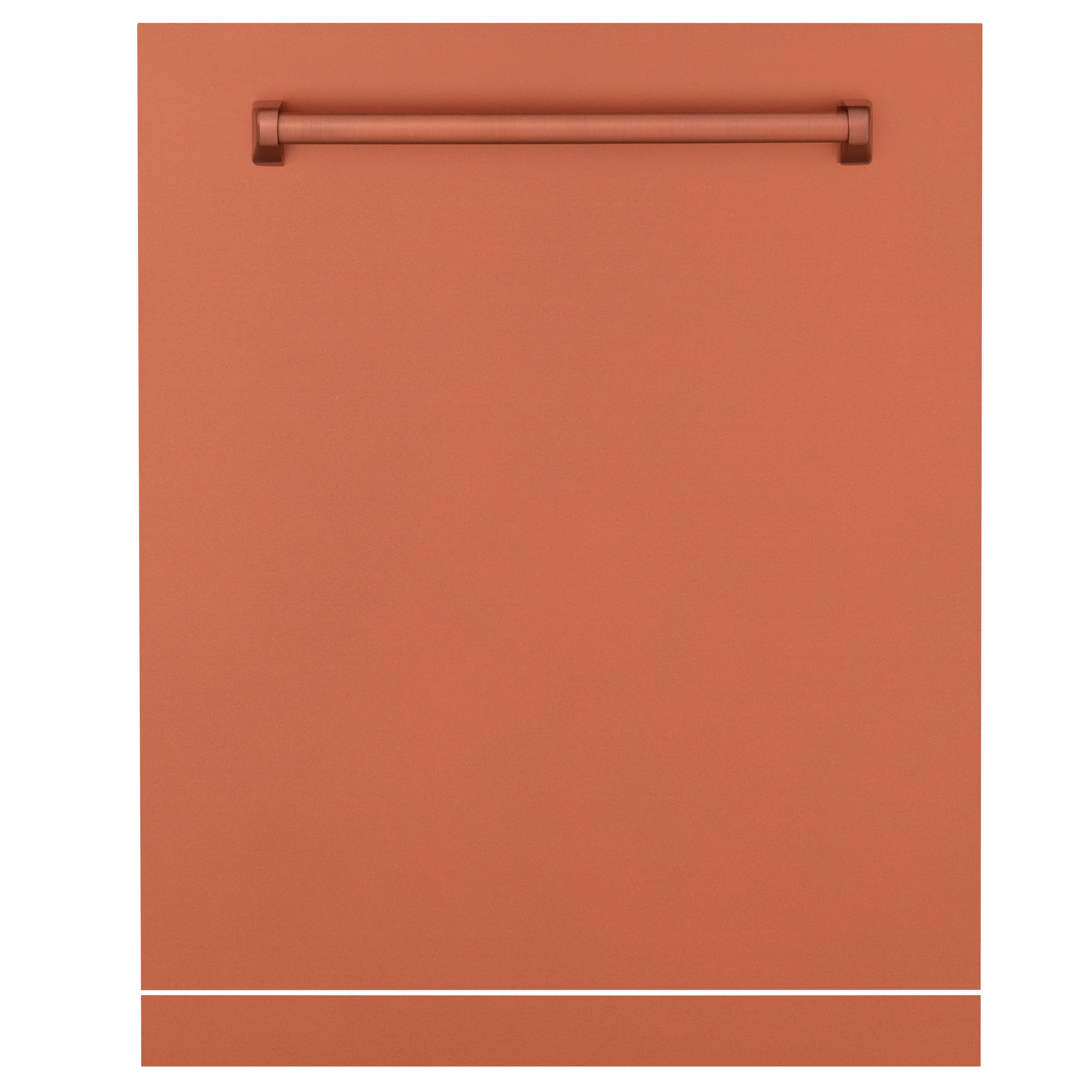 ZLINE 24" Monument Dishwasher Panel in Copper with Traditional Handle (DPMT-C-24) - Image 2