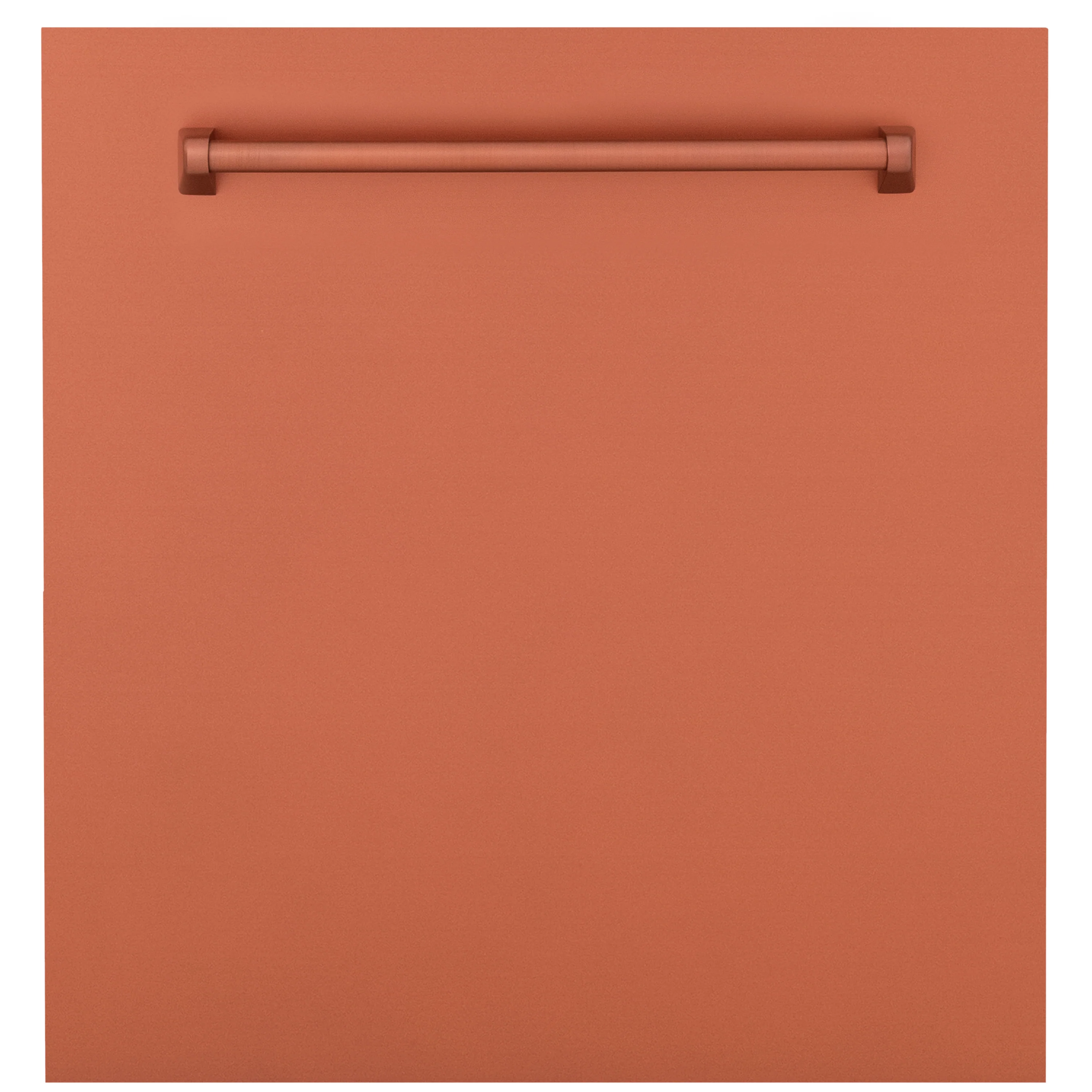 ZLINE 24" Monument Dishwasher Panel in Copper with Traditional Handle (DPMT-C-24) - Image 3