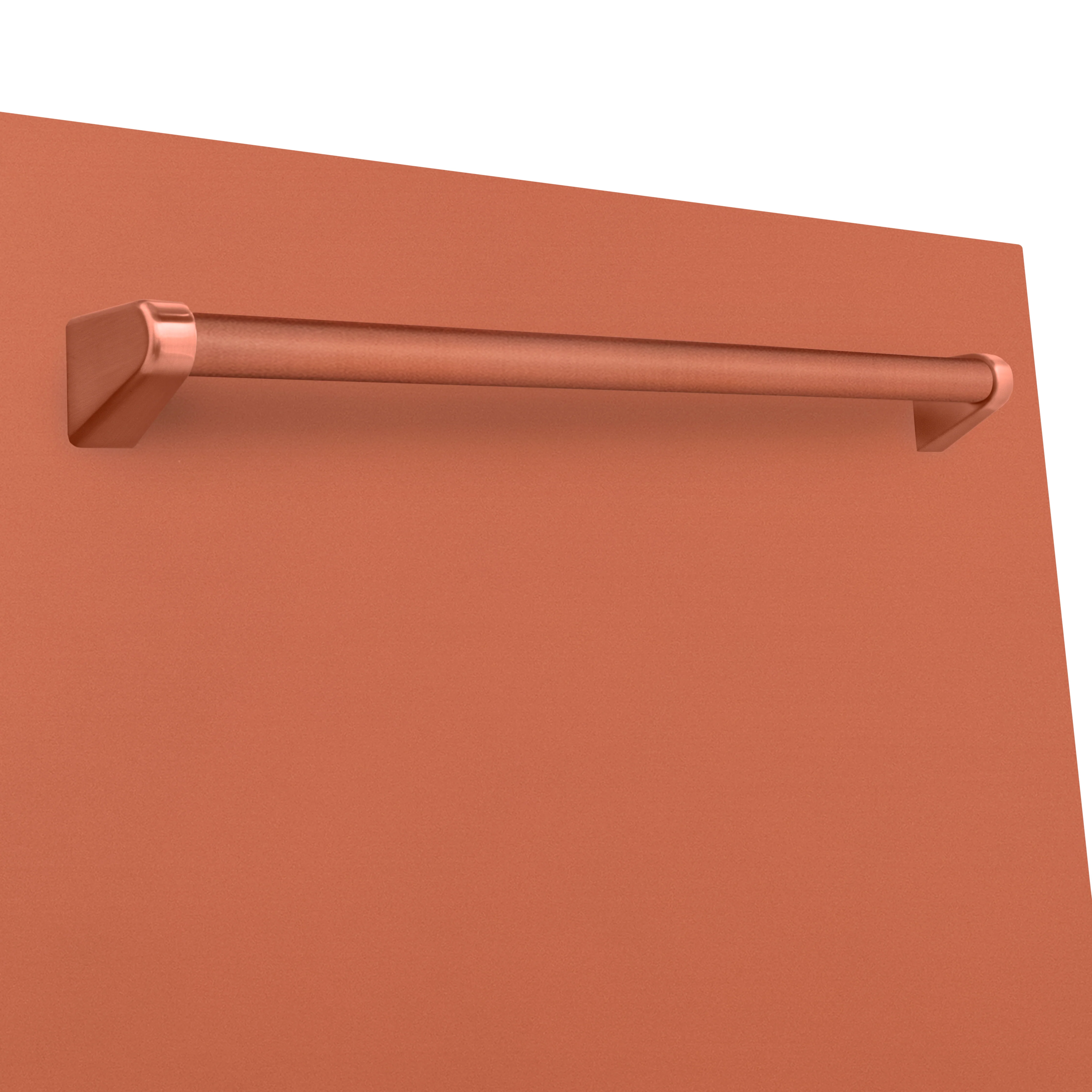 ZLINE 24" Monument Dishwasher Panel in Copper with Traditional Handle (DPMT-C-24) - Image 4