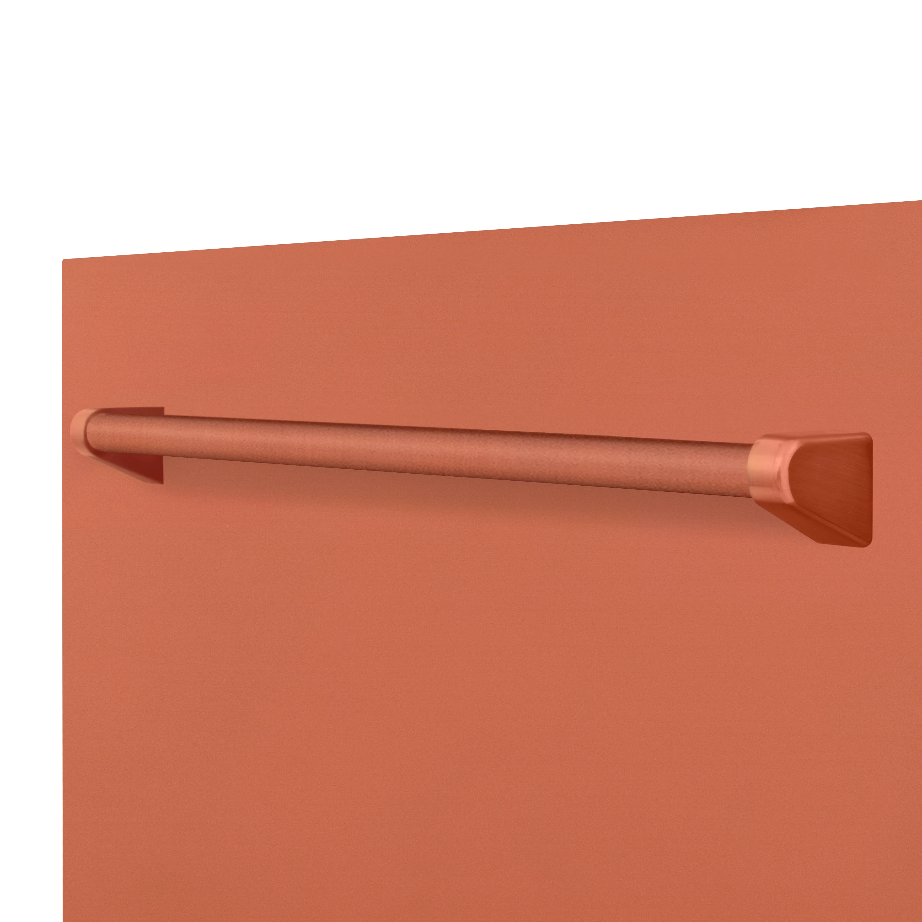 ZLINE 24" Monument Dishwasher Panel in Copper with Traditional Handle (DPMT-C-24) - Image 5