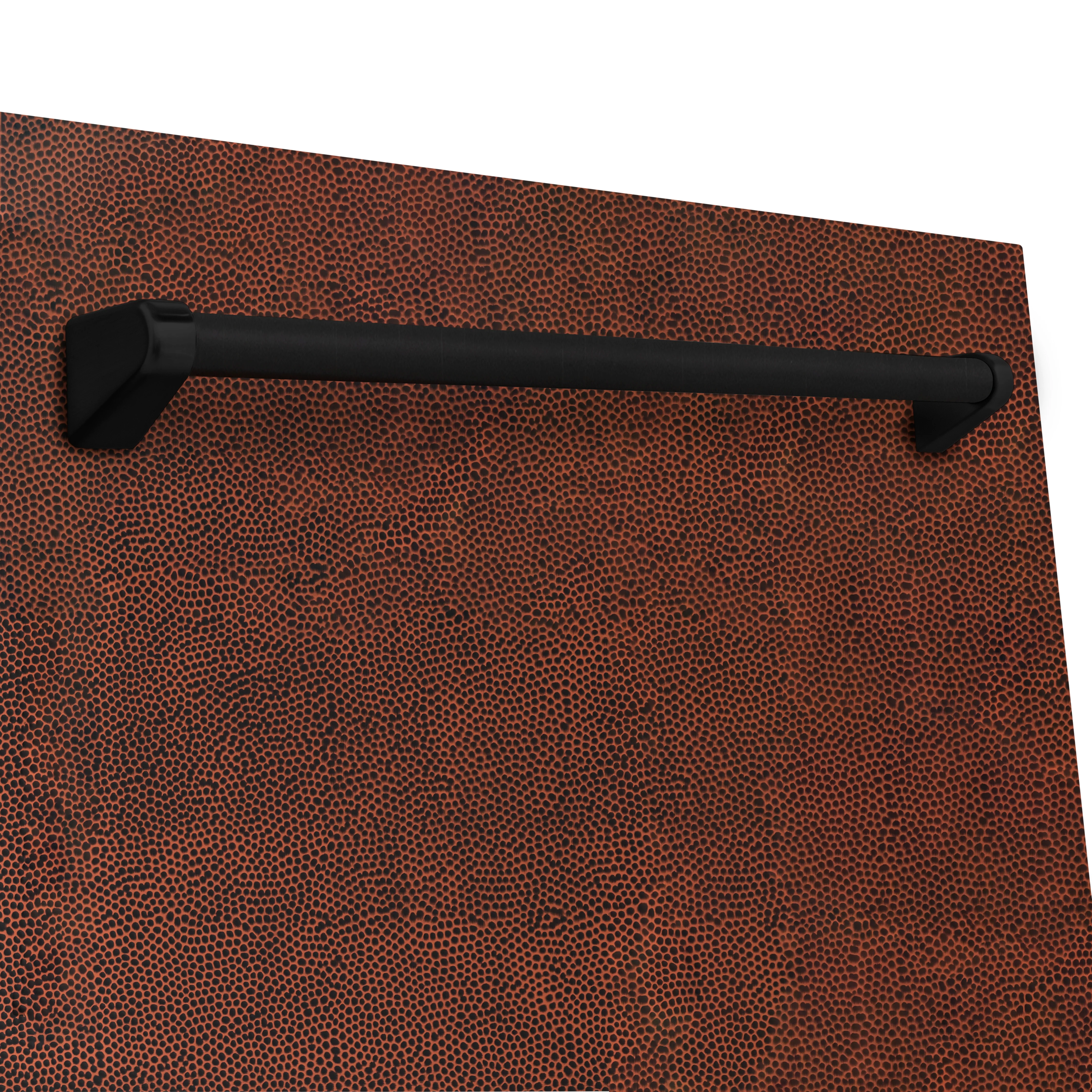 ZLINE 24" Monument Dishwasher Panel in Hand Hammered Copper with Traditional Handle (DPMT-HH-24) - Image 4