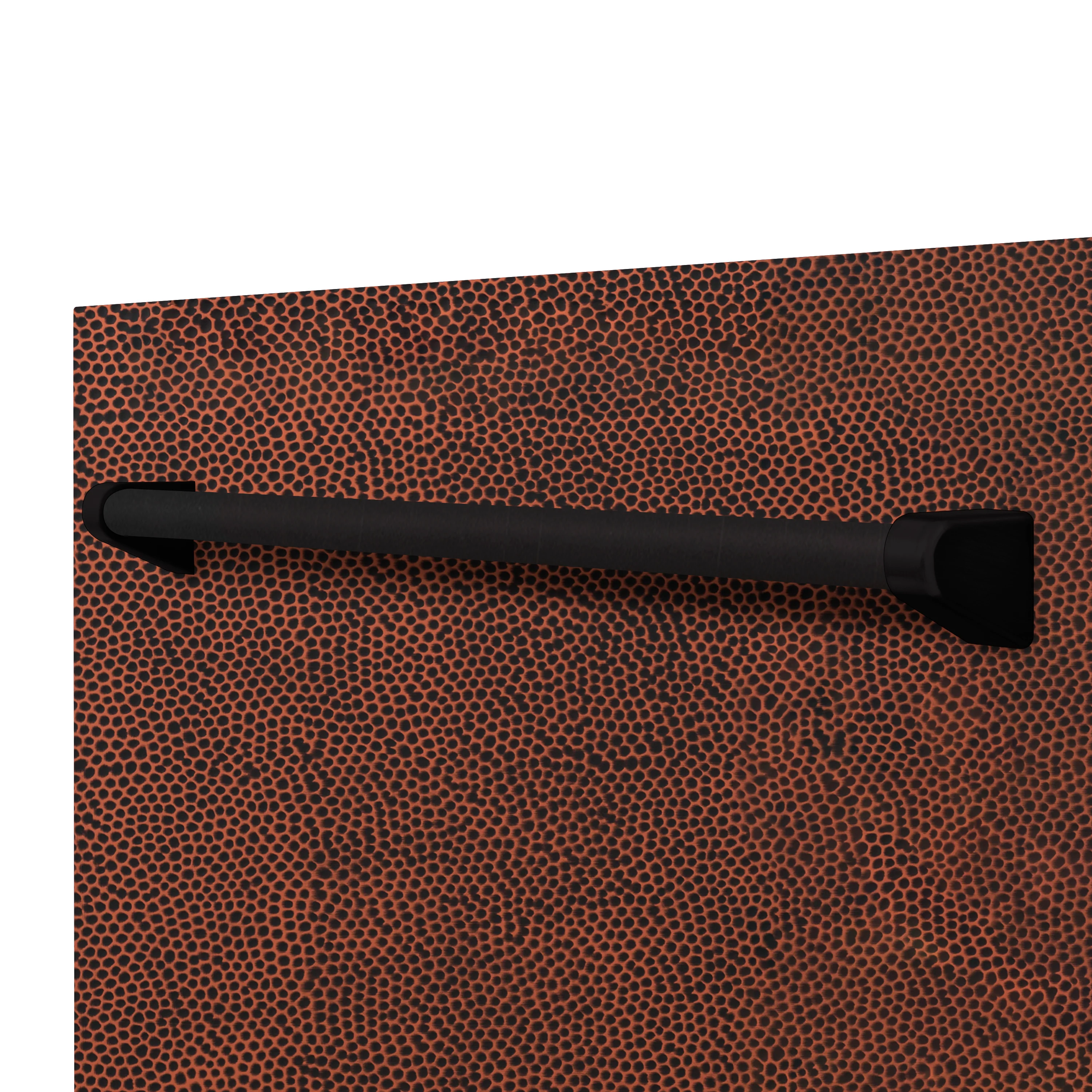 ZLINE 24" Monument Dishwasher Panel in Hand Hammered Copper with Traditional Handle (DPMT-HH-24) - Image 5