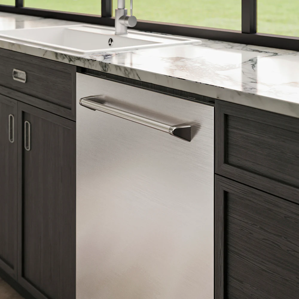 ZLINE 24 in. Monument Series 3rd Rack Top Touch Control Dishwasher in Stainless Steel with Stainless Steel Tub, 45dBa (DWMT-304-24) - Image 17