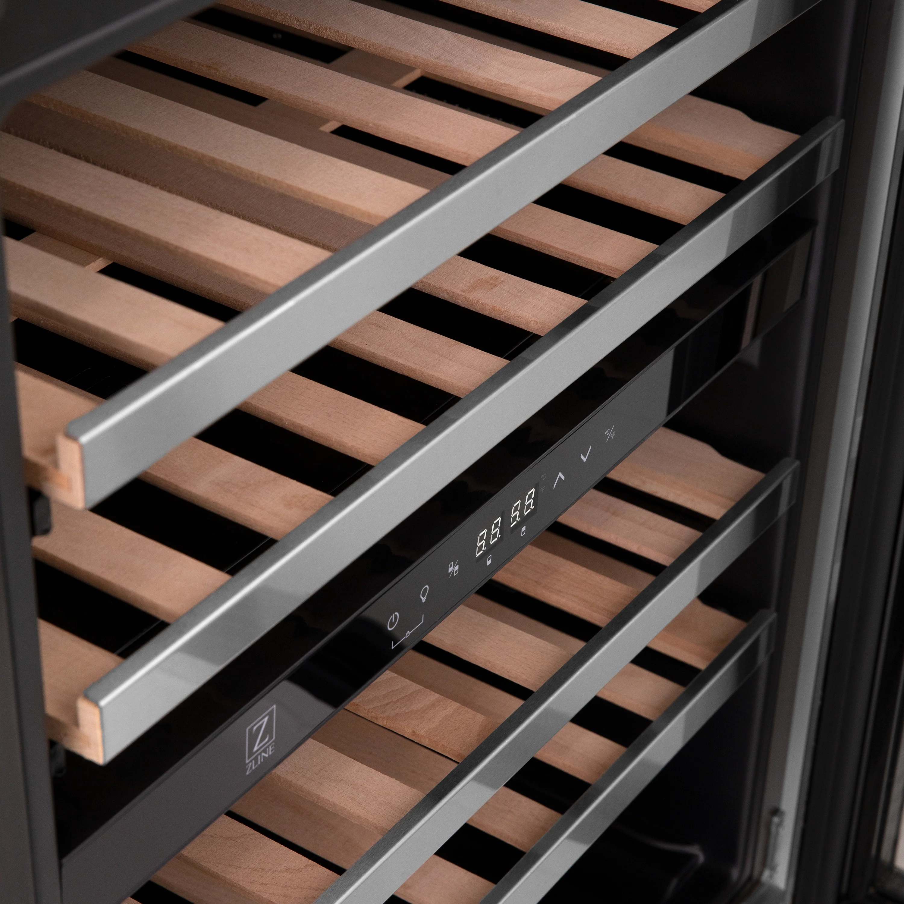 ZLINE 24" Monument Dual Zone 44-Bottle Wine Cooler in Stainless Steel (RWV-UD-24) - Image 12
