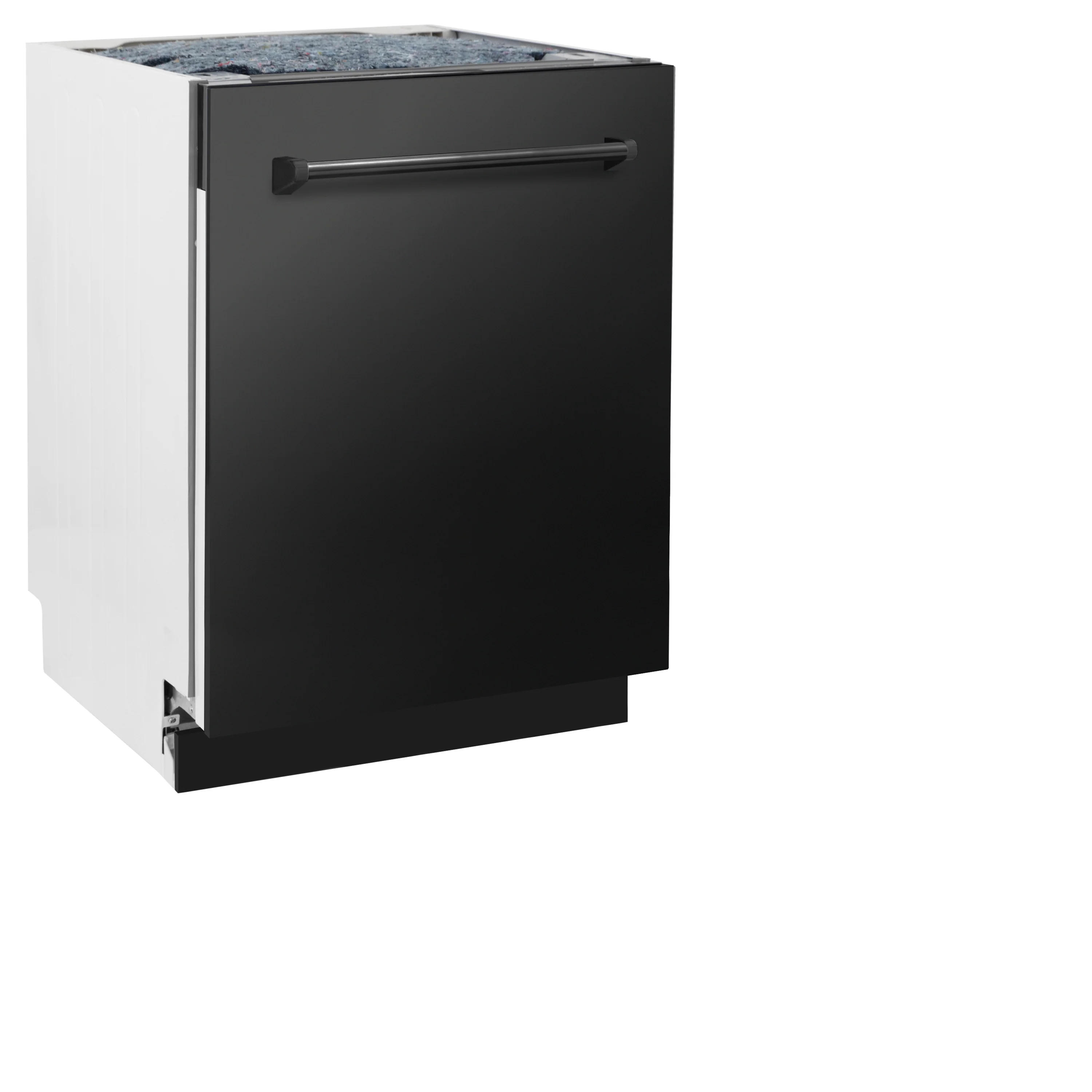 ZLINE 24" Tallac Series 3rd Rack Tall Tub Dishwasher in Black Stainless Steel with Stainless Steel Tub, 51dBa (DWV-BS-24) - Image 6