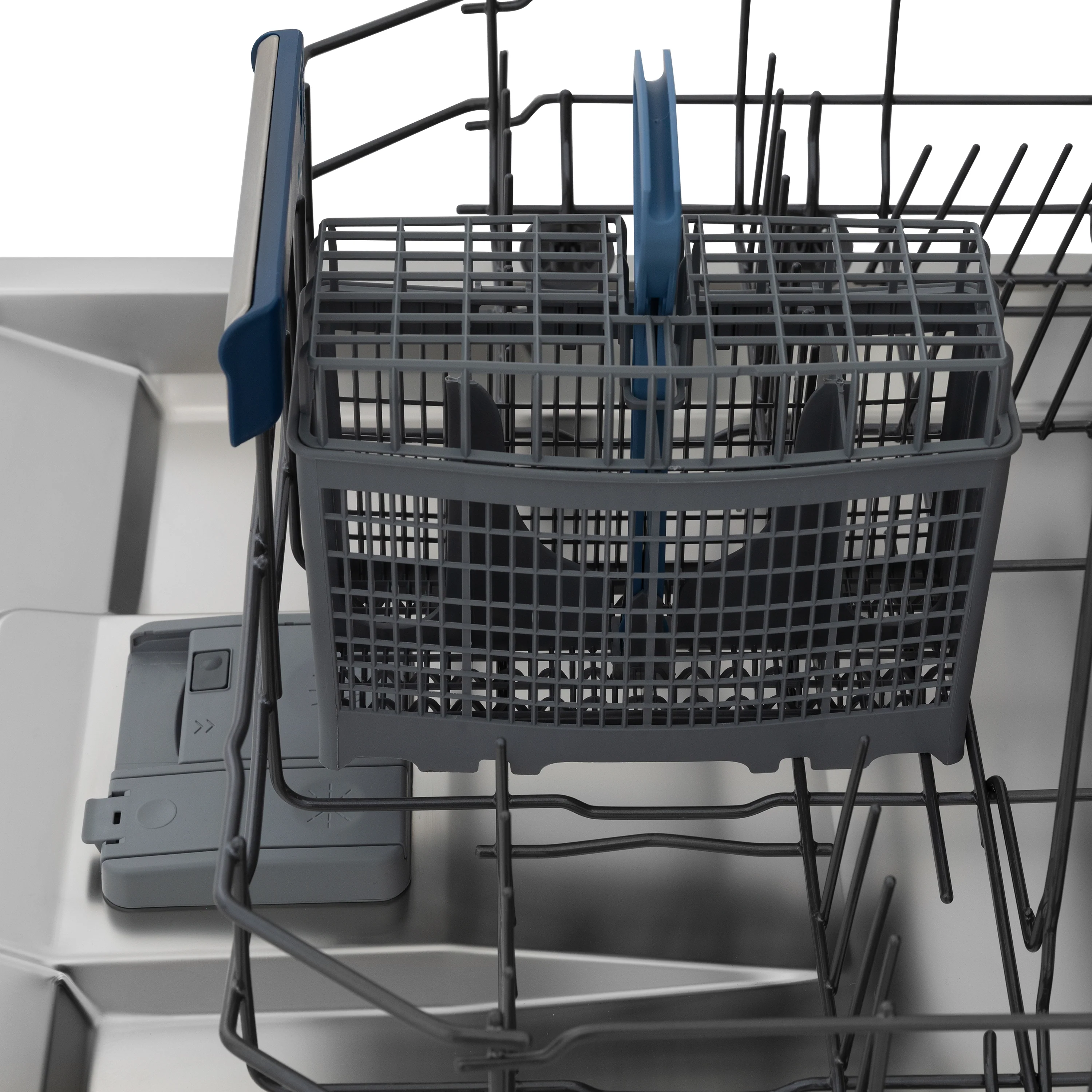 ZLINE 24" Tallac Series 3rd Rack Tall Tub Dishwasher in Black Stainless Steel with Stainless Steel Tub, 51dBa (DWV-BS-24) - Image 8
