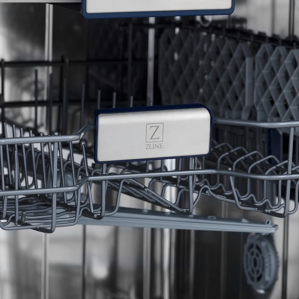 ZLINE 24 in. Tallac Series 3rd Rack Tall Tub Dishwasher in Custom Panel Ready with Stainless Steel Tub, 51dBa (DWV-24) - Image 10