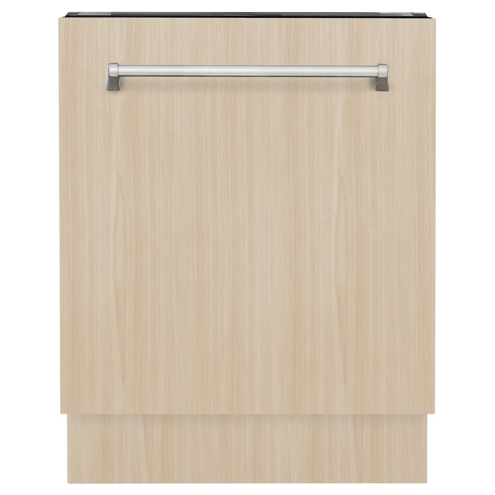 ZLINE 24 in. Tallac Series 3rd Rack Tall Tub Dishwasher in Custom Panel Ready with Stainless Steel Tub, 51dBa (DWV-24) - Image 3