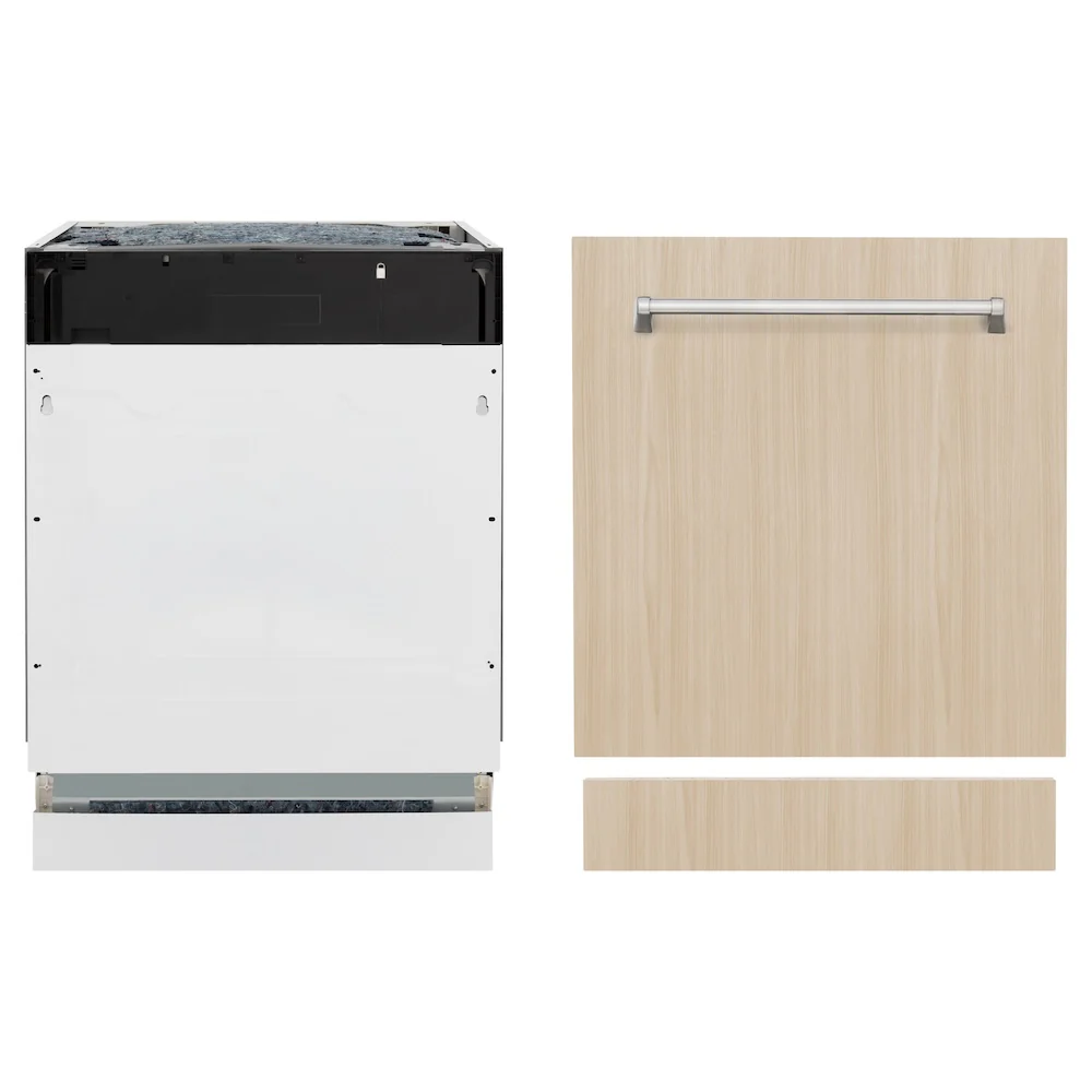 ZLINE 24 in. Tallac Series 3rd Rack Tall Tub Dishwasher in Custom Panel Ready with Stainless Steel Tub, 51dBa (DWV-24) - Image 5