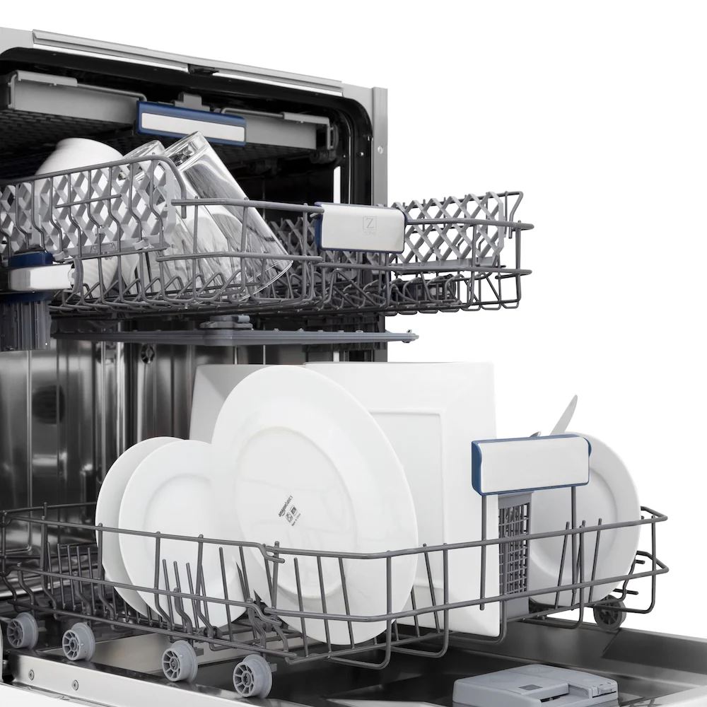 ZLINE 24 in. Tallac Series 3rd Rack Tall Tub Dishwasher in Custom Panel Ready with Stainless Steel Tub, 51dBa (DWV-24) - Image 8