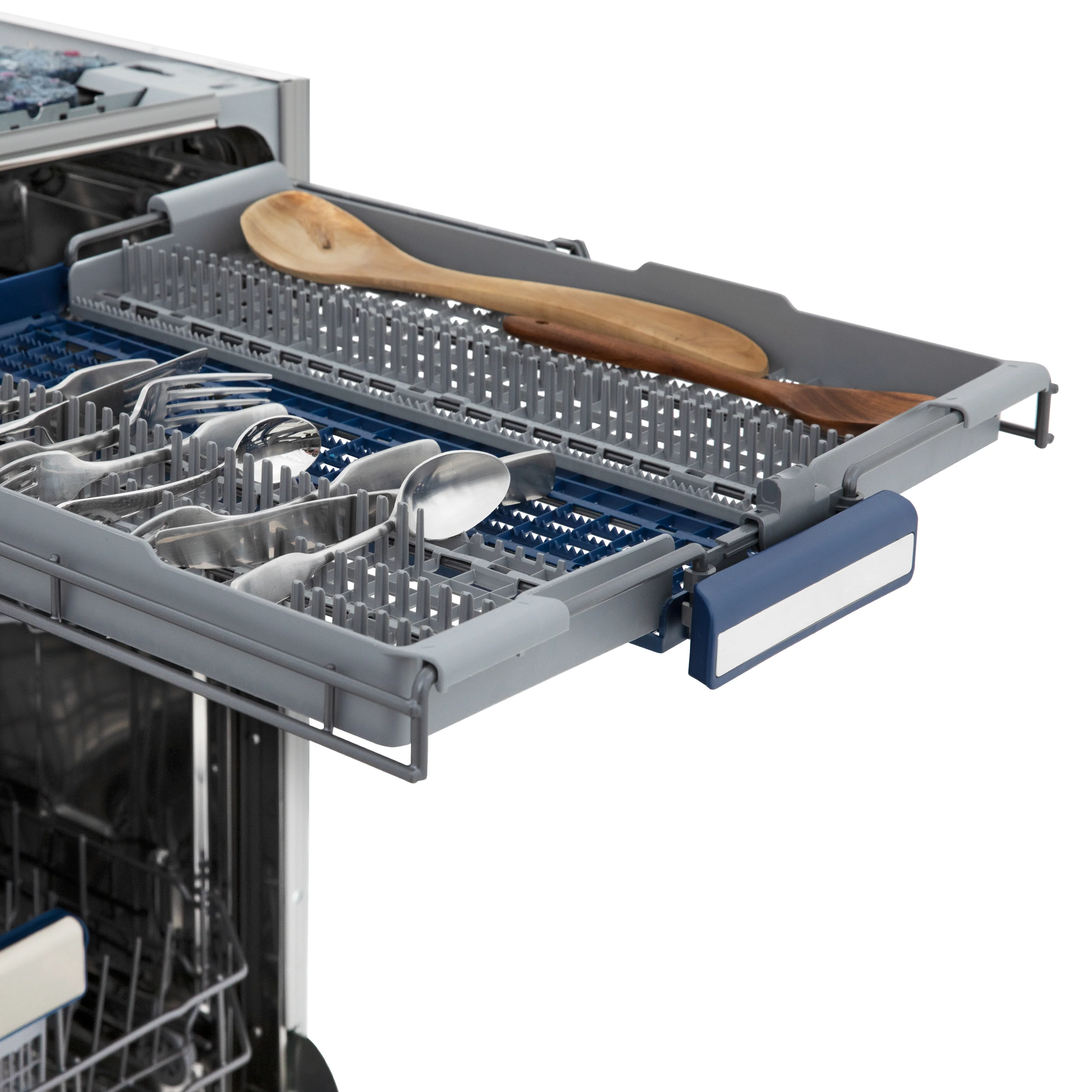 ZLINE 24 in. Tallac Series 3rd Rack Tall Tub Dishwasher with Satin Stainless Steel Panel and Stainless Steel Tub, 51dBa (DWV-SN-24) - Image 15