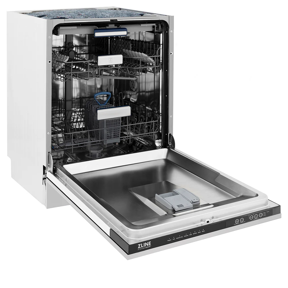 ZLINE 24 in. Tallac Series 3rd Rack Tall Tub Dishwasher in Stainless Steel, 51dBa (DWV-304-24) - Image 11