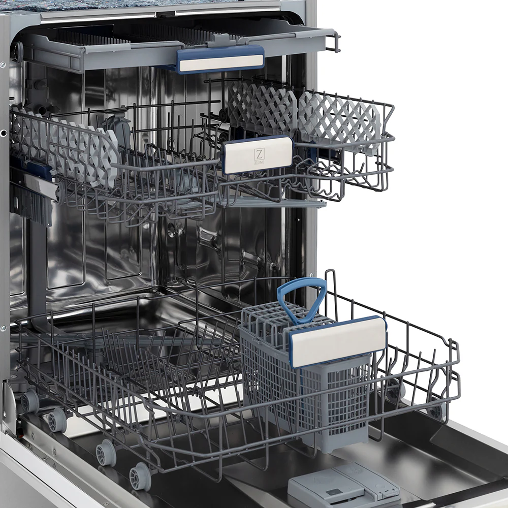 ZLINE 24 in. Tallac Series 3rd Rack Tall Tub Dishwasher in Stainless Steel, 51dBa (DWV-304-24) - Image 19