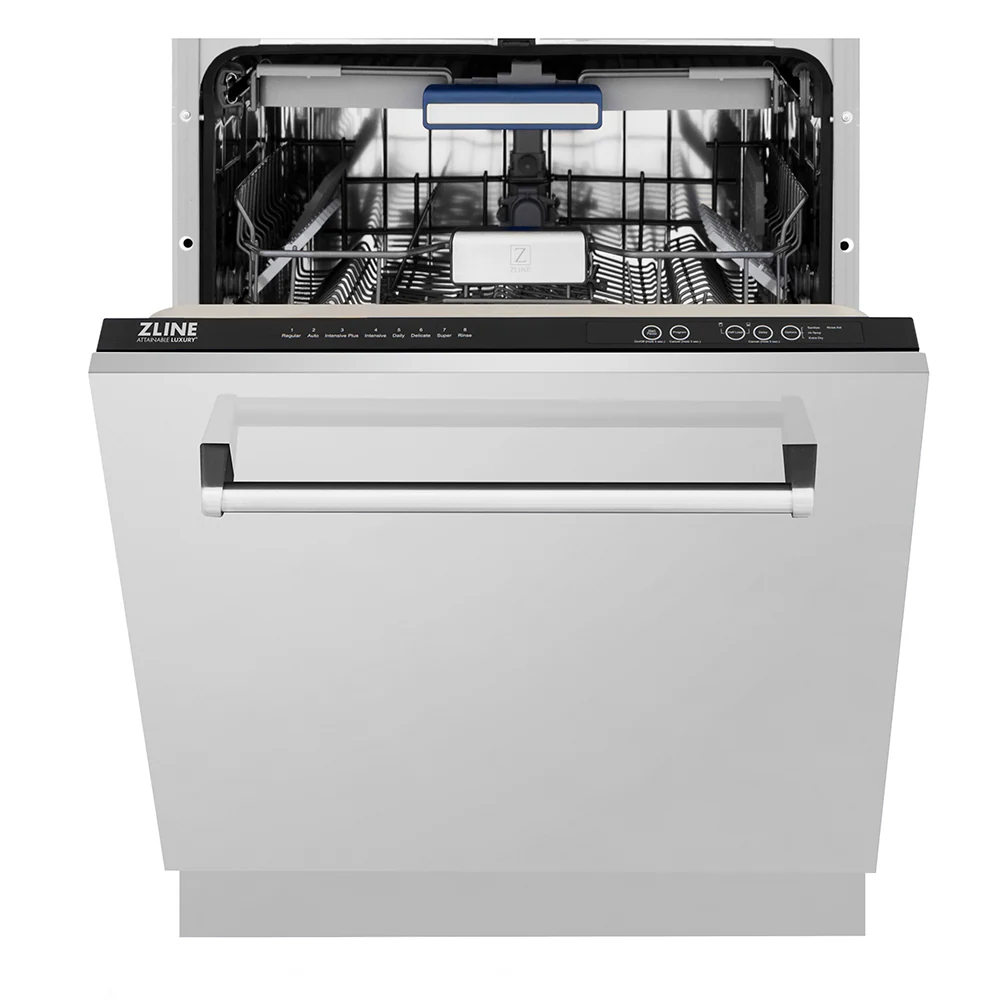 ZLINE 24 in. Tallac Series 3rd Rack Tall Tub Dishwasher in Stainless Steel, 51dBa (DWV-304-24) - Image 4