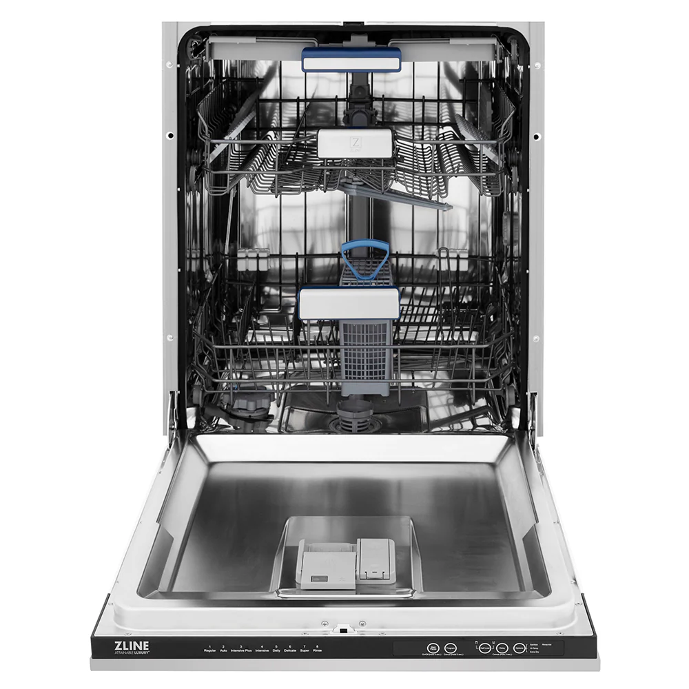 ZLINE 24 in. Tallac Series 3rd Rack Tall Tub Dishwasher in Stainless Steel, 51dBa (DWV-304-24) - Image 6
