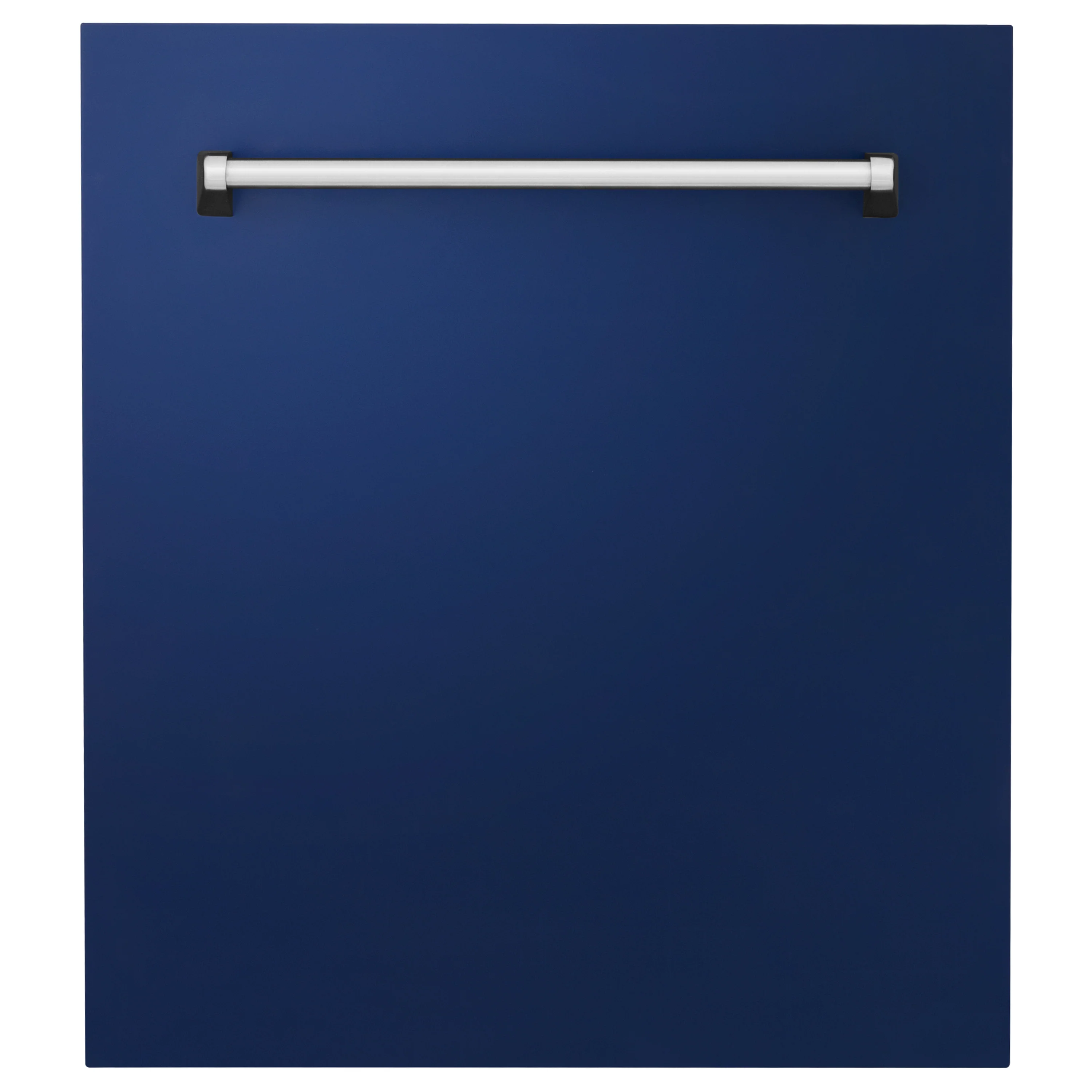 ZLINE 24" Tallac Tall Tub Dishwasher Panel in Blue Gloss with Traditional Handle (DPV-BG-24) - Image 4