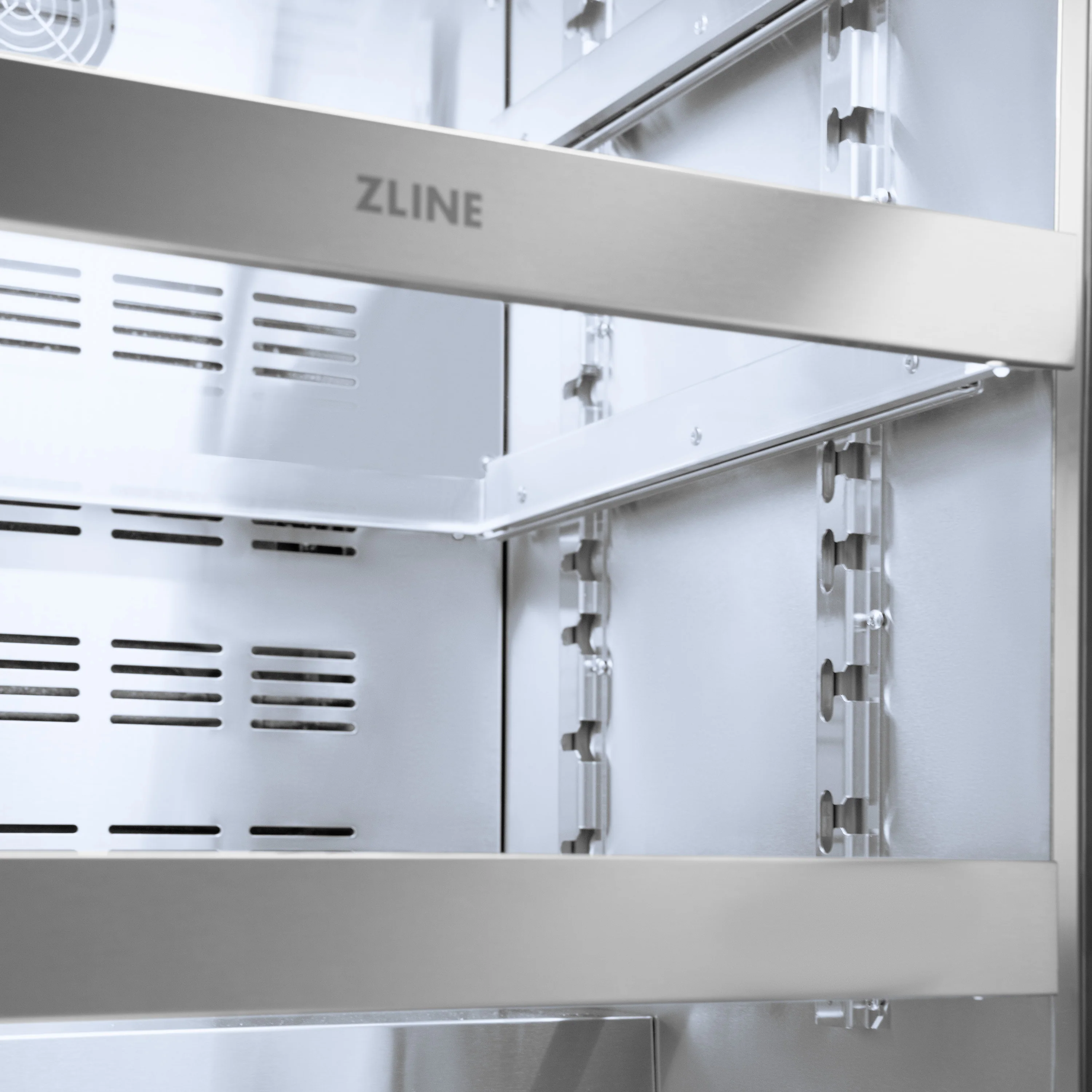 ZLINE 24 in. Touchstone 151 Can Beverage Fridge With Black Stainless Steel Glass Door (RBSO-BS-24) - Image 10