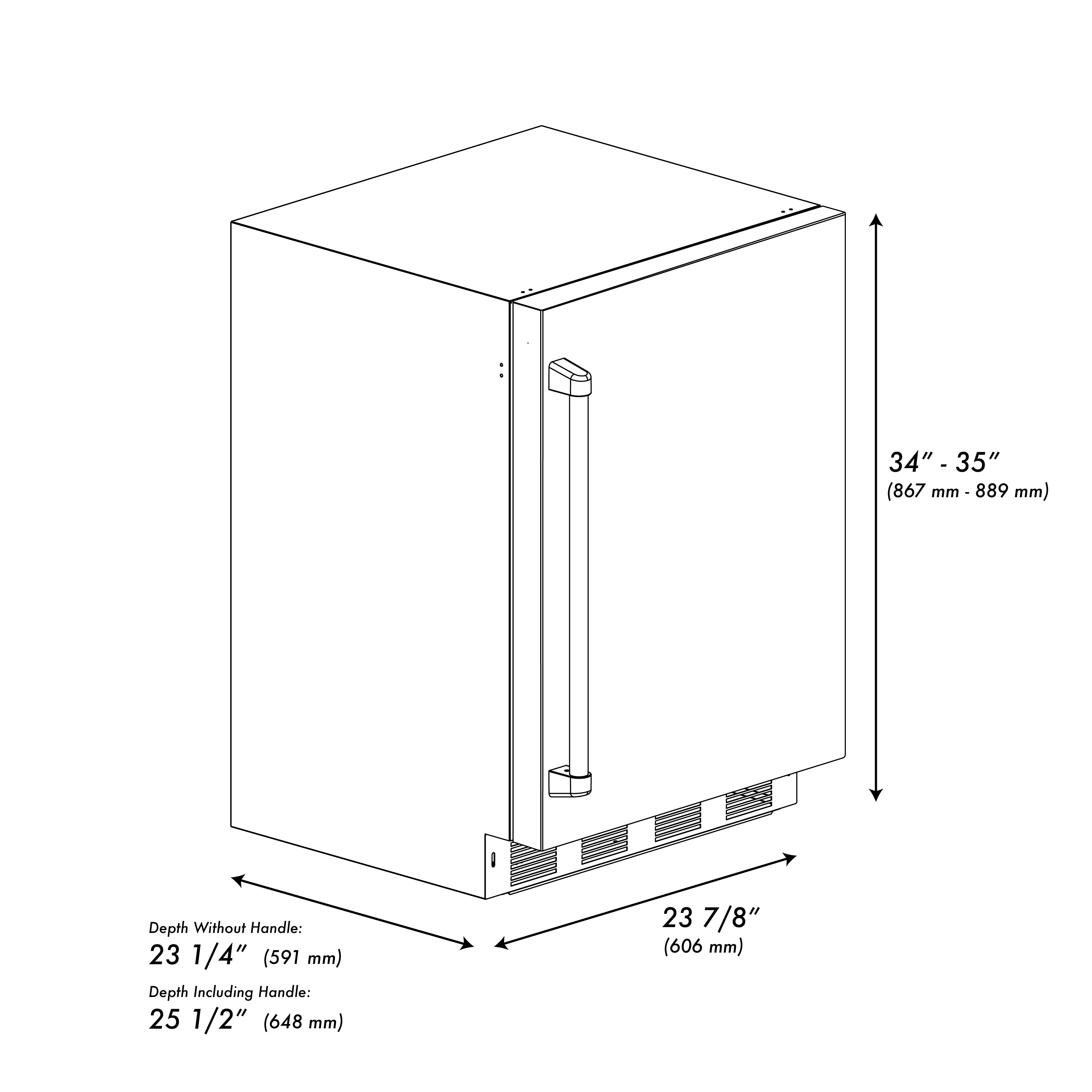ZLINE 24 in. Touchstone 151 Can Beverage Fridge With Solid Stainless Steel Door (RBSO-ST-24) - Image 14