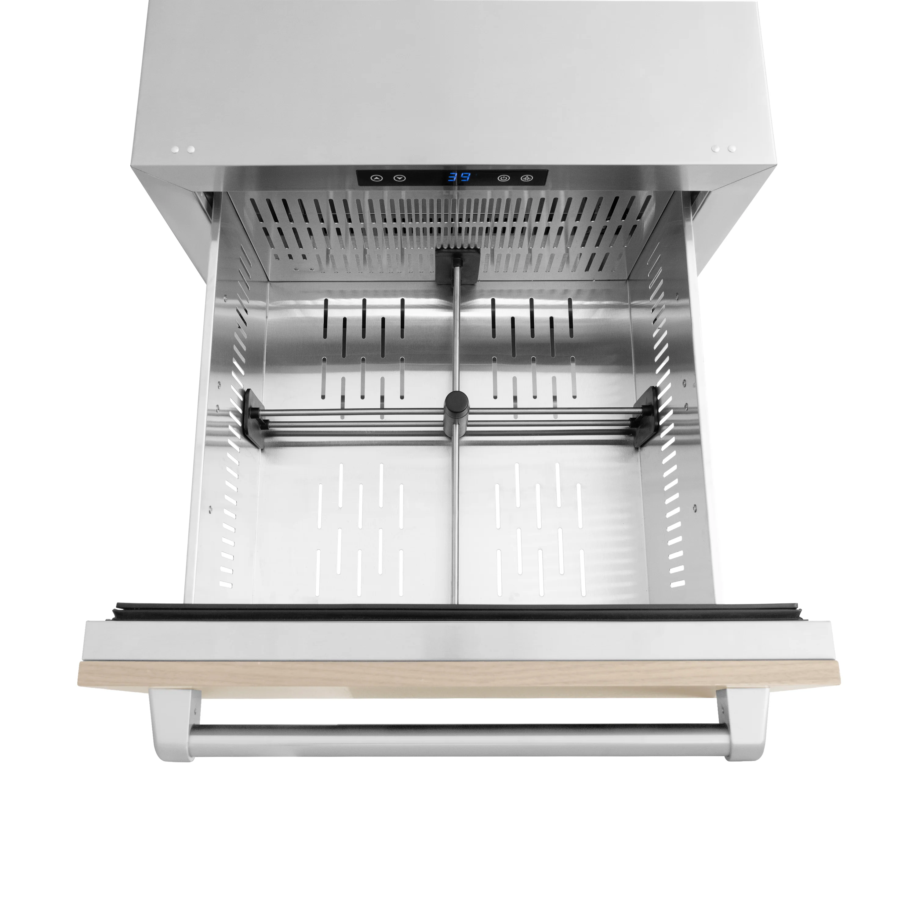 ZLINE 24 in. Touchstone 168 Can Outdoor-Rated Dual Refrigerator Drawer with Panel-Ready Doors (RDSPO-24) - Image 10