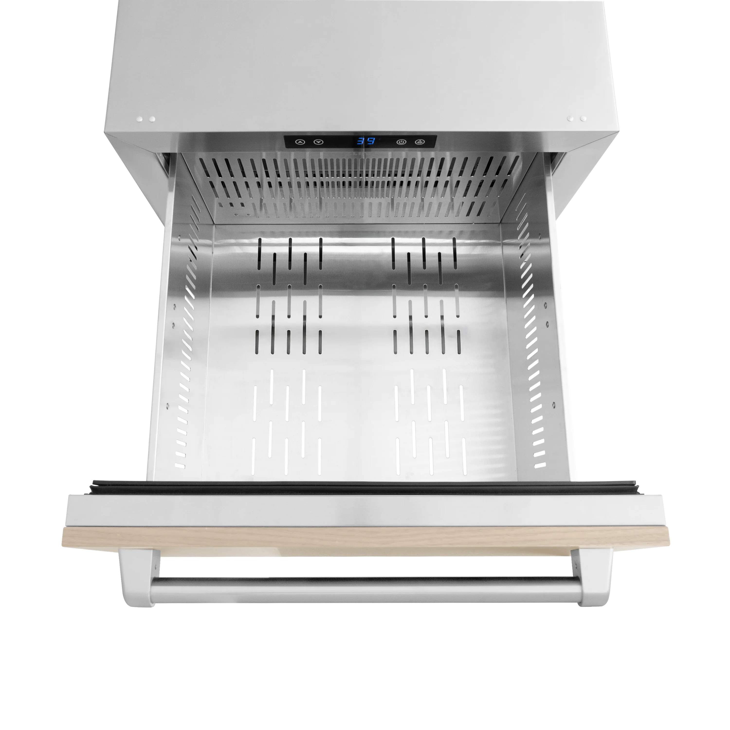 ZLINE 24 in. Touchstone 168 Can Outdoor-Rated Dual Refrigerator Drawer with Panel-Ready Doors (RDSPO-24) - Image 12