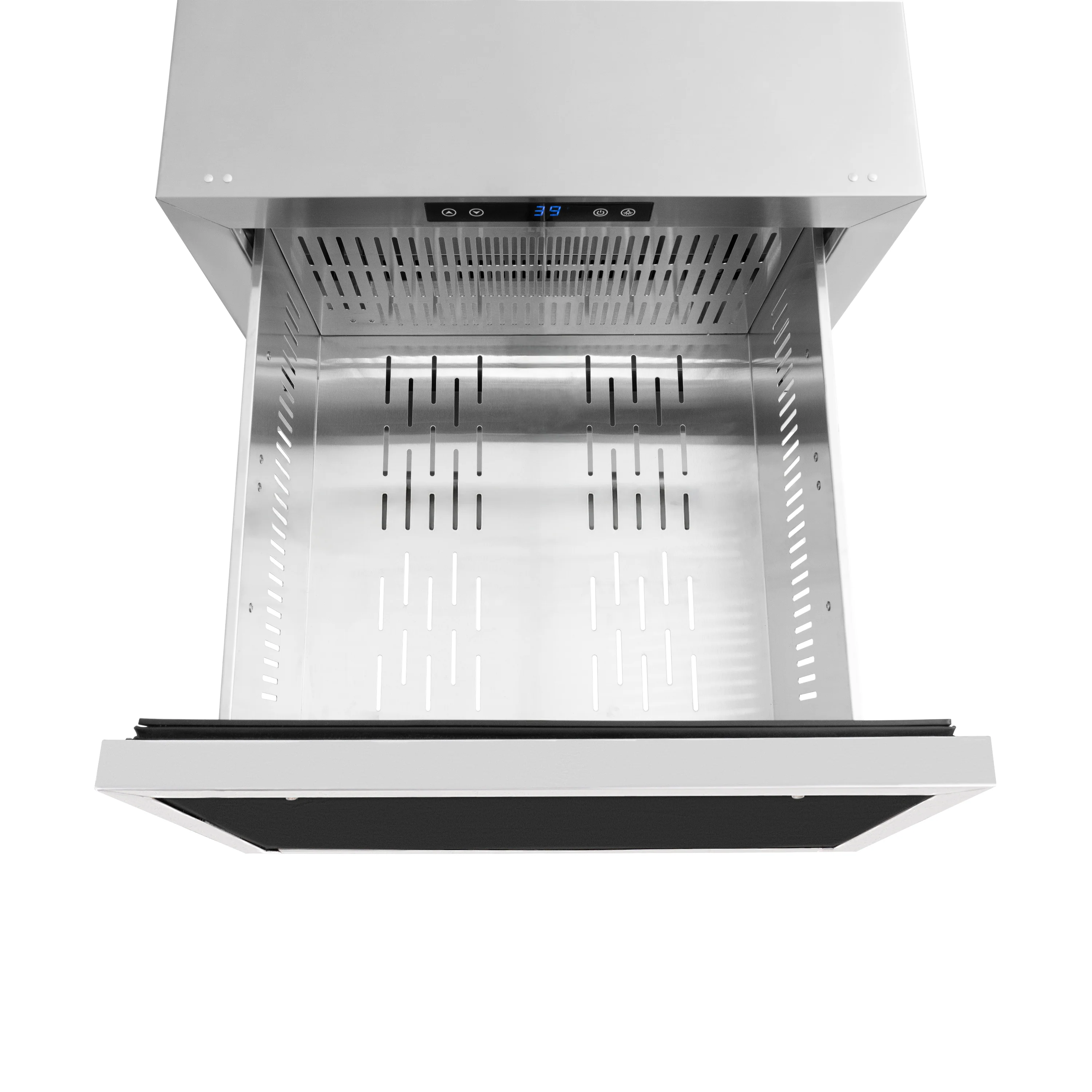 ZLINE 24 in. Touchstone 168 Can Outdoor-Rated Dual Refrigerator Drawer with Panel-Ready Doors (RDSPO-24) - Image 13