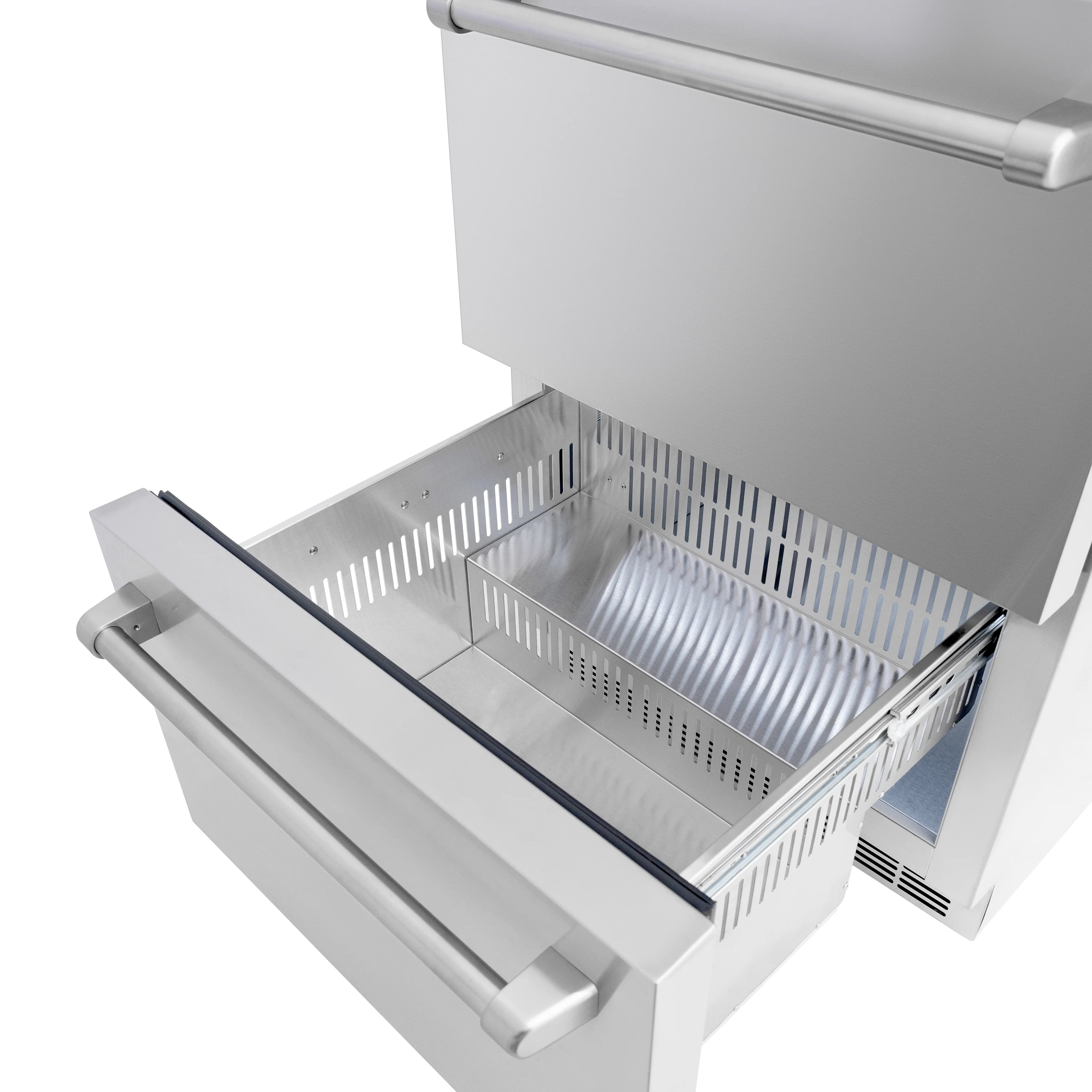 ZLINE 24 in. Touchstone 168 Can Outdoor-Rated Dual Refrigerator Drawer with Stainless Steel Doors (RDSO-ST-24) - Image 11