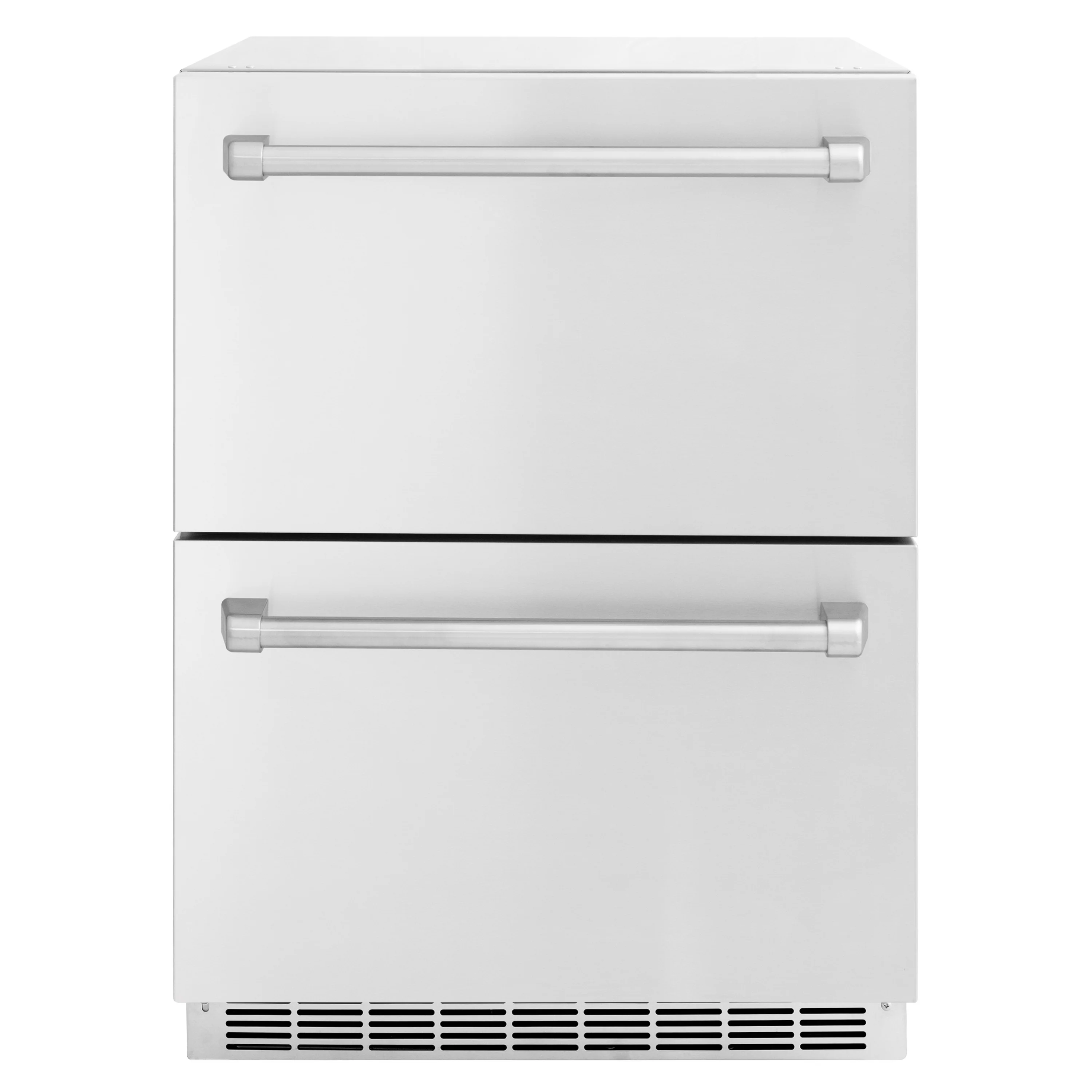 ZLINE 24 in. Touchstone 168 Can Outdoor-Rated Dual Refrigerator Drawer with Stainless Steel Doors (RDSO-ST-24) - Image 4