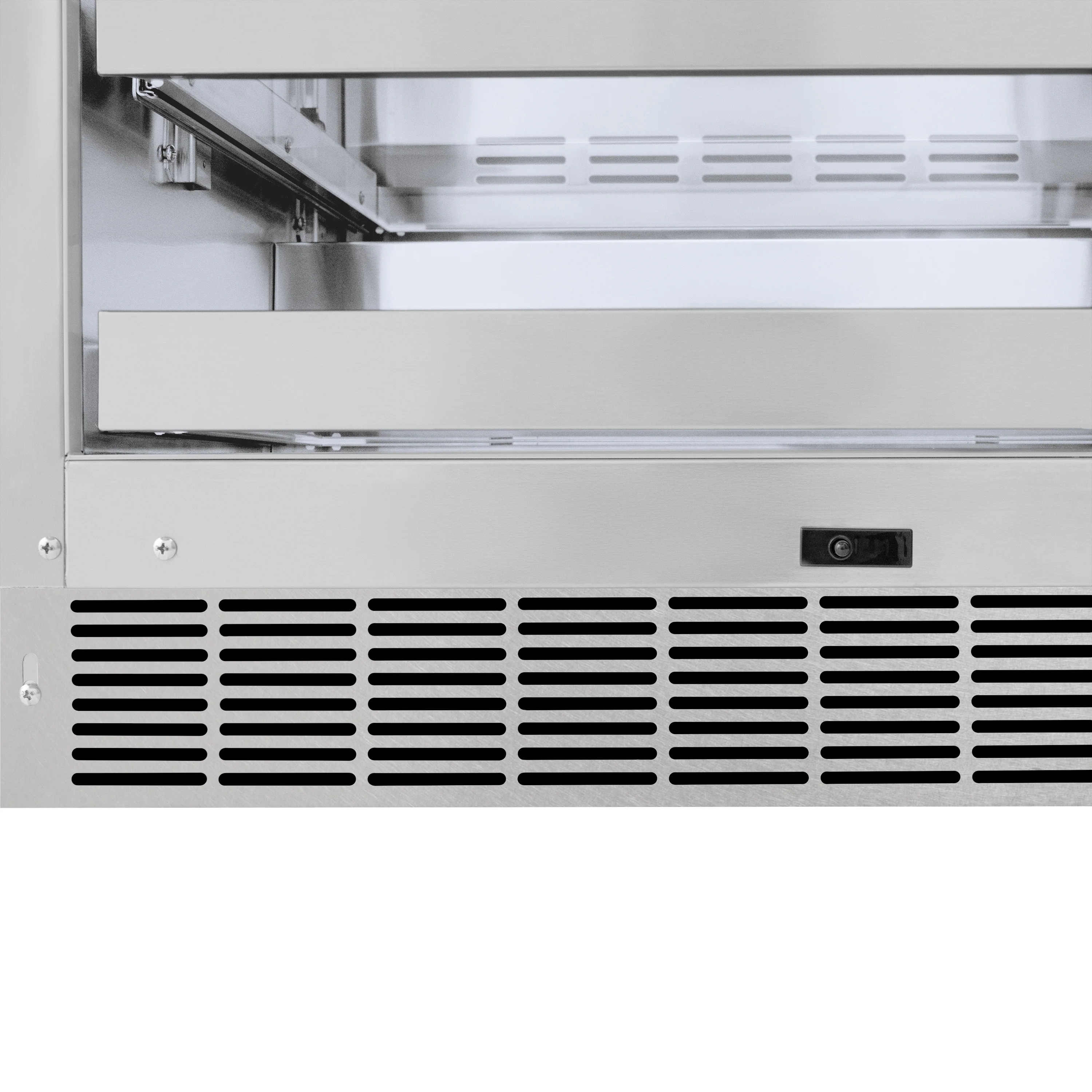 ZLINE 24 in. Touchstone Dual Zone 44 Bottle Wine Cooler with Satin Stainless Steel Glass Door (RWDO-SN-24) - Image 9