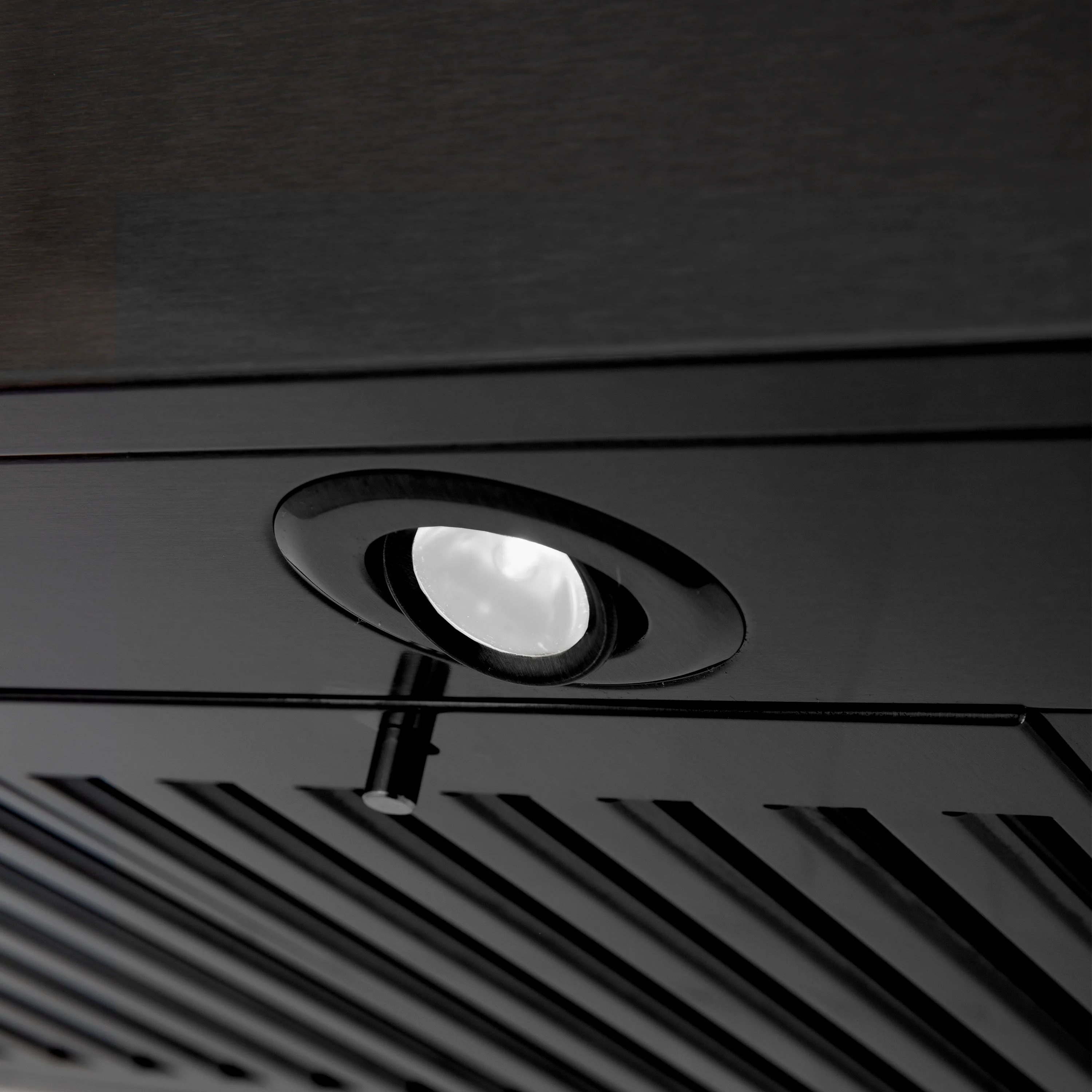 24" ZLINE CrownSound™Ducted Vent Wall Mount Range Hood in Black Stainless Steel with Built-in Bluetooth Speakers (BSKENCRN-BT-24) - Image 11