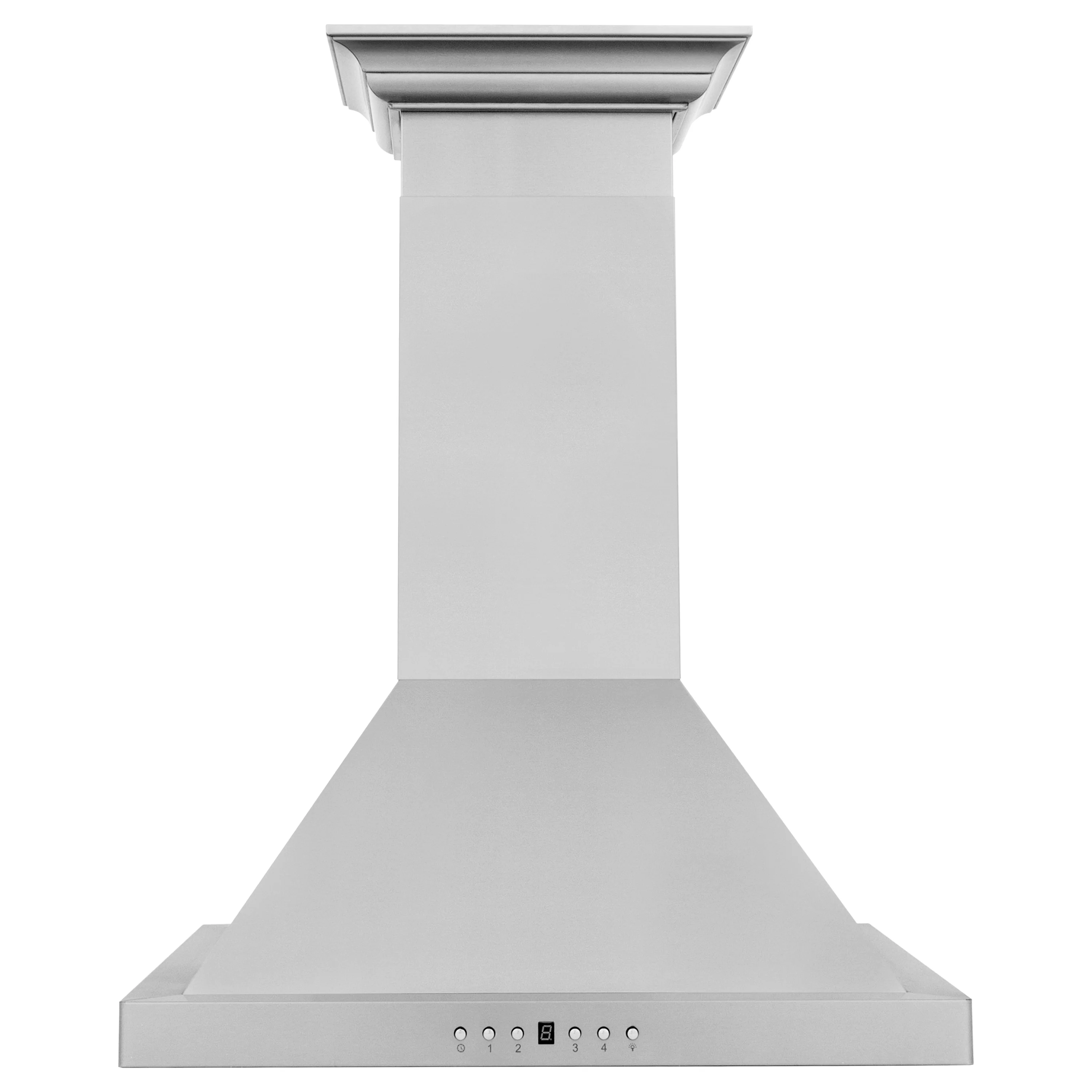 ZLINE 24" Convertible Vent Wall Mount Range Hood in Stainless Steel with Crown Molding (KBCRN-24) - Image 3