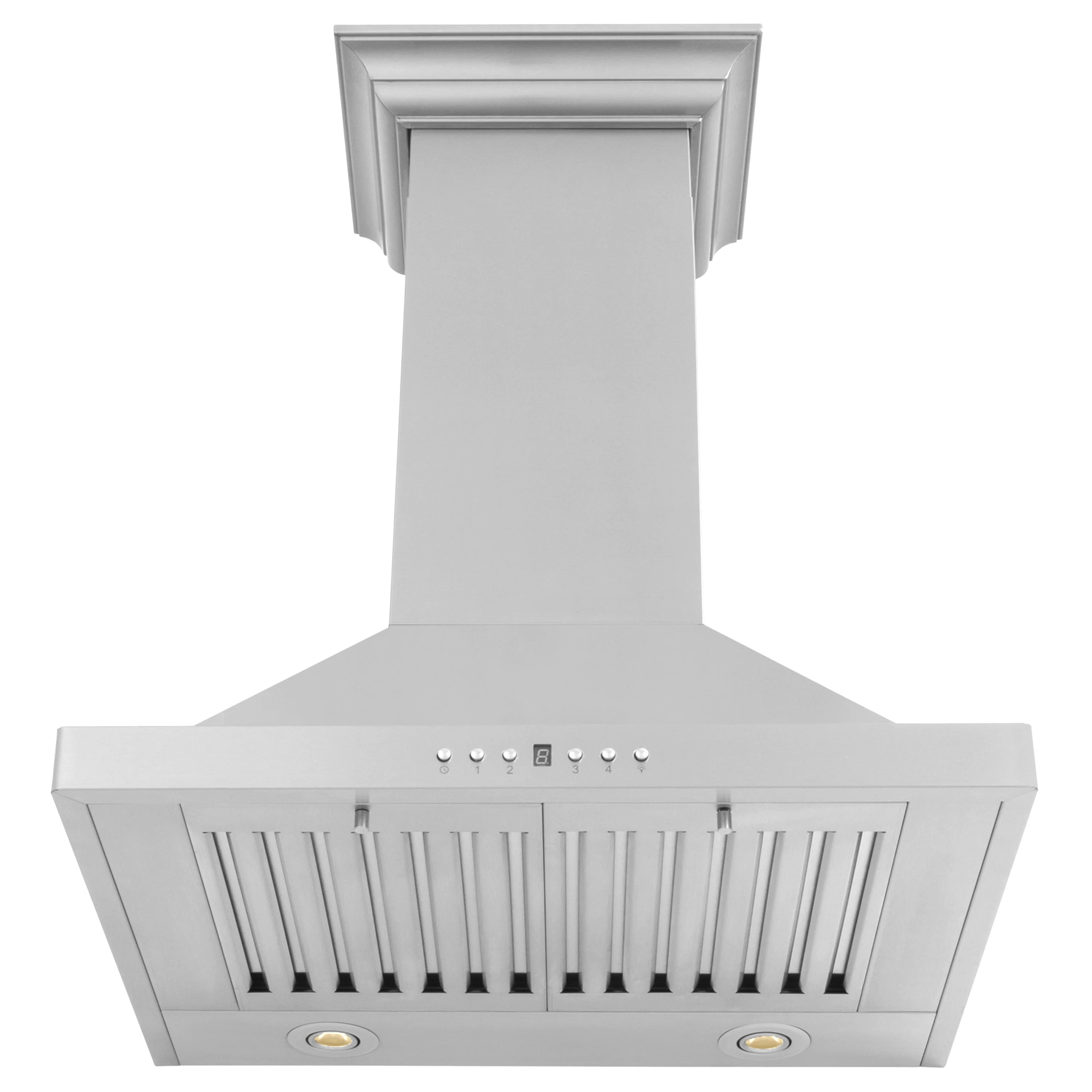 ZLINE 24" Convertible Vent Wall Mount Range Hood in Stainless Steel with Crown Molding (KBCRN-24) - Image 6