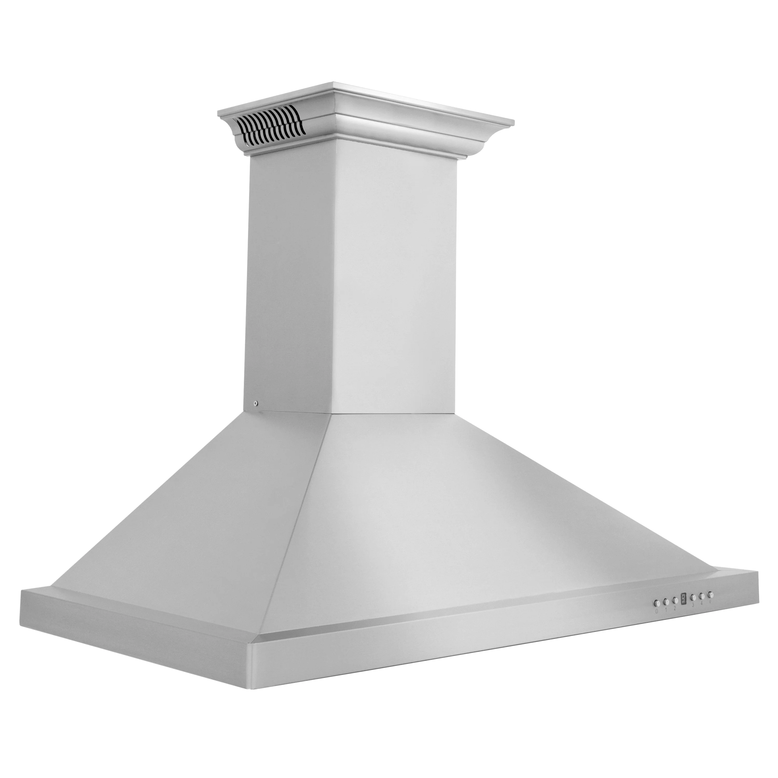24" ZLINE CrownSound™Ducted Vent Wall Mount Range Hood in Stainless Steel with Built-in Bluetooth Speakers (KBCRN-BT-24) - Image 12