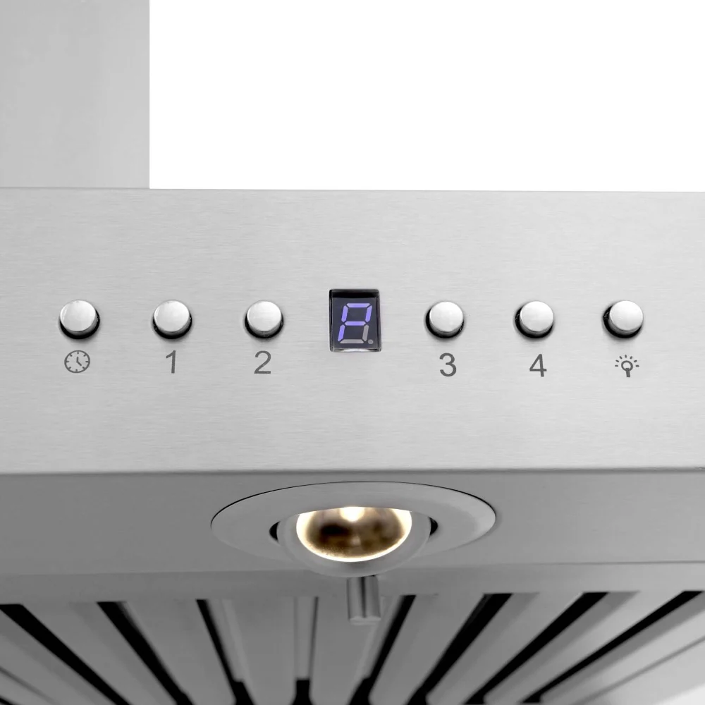 24" ZLINE CrownSound™Ducted Vent Wall Mount Range Hood in Stainless Steel with Built-in Bluetooth Speakers (KECRN-BT-24) - Image 11