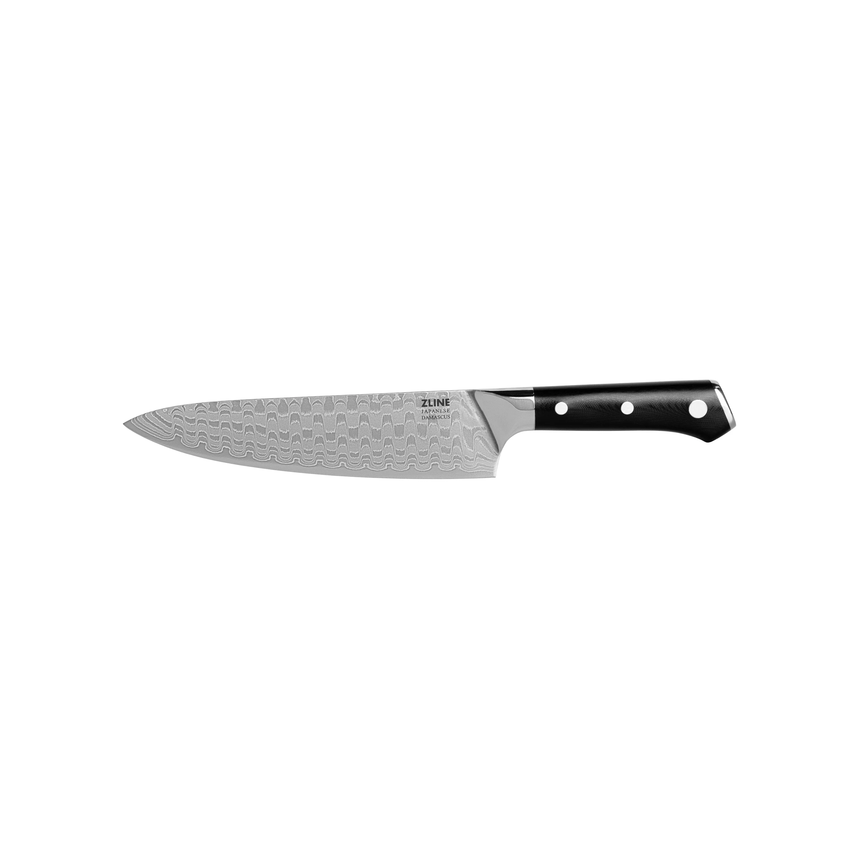 ZLINE 3-Piece Professional Damascus Steel Kitchen Knife Set (KSETT-JD-3) - Image 4