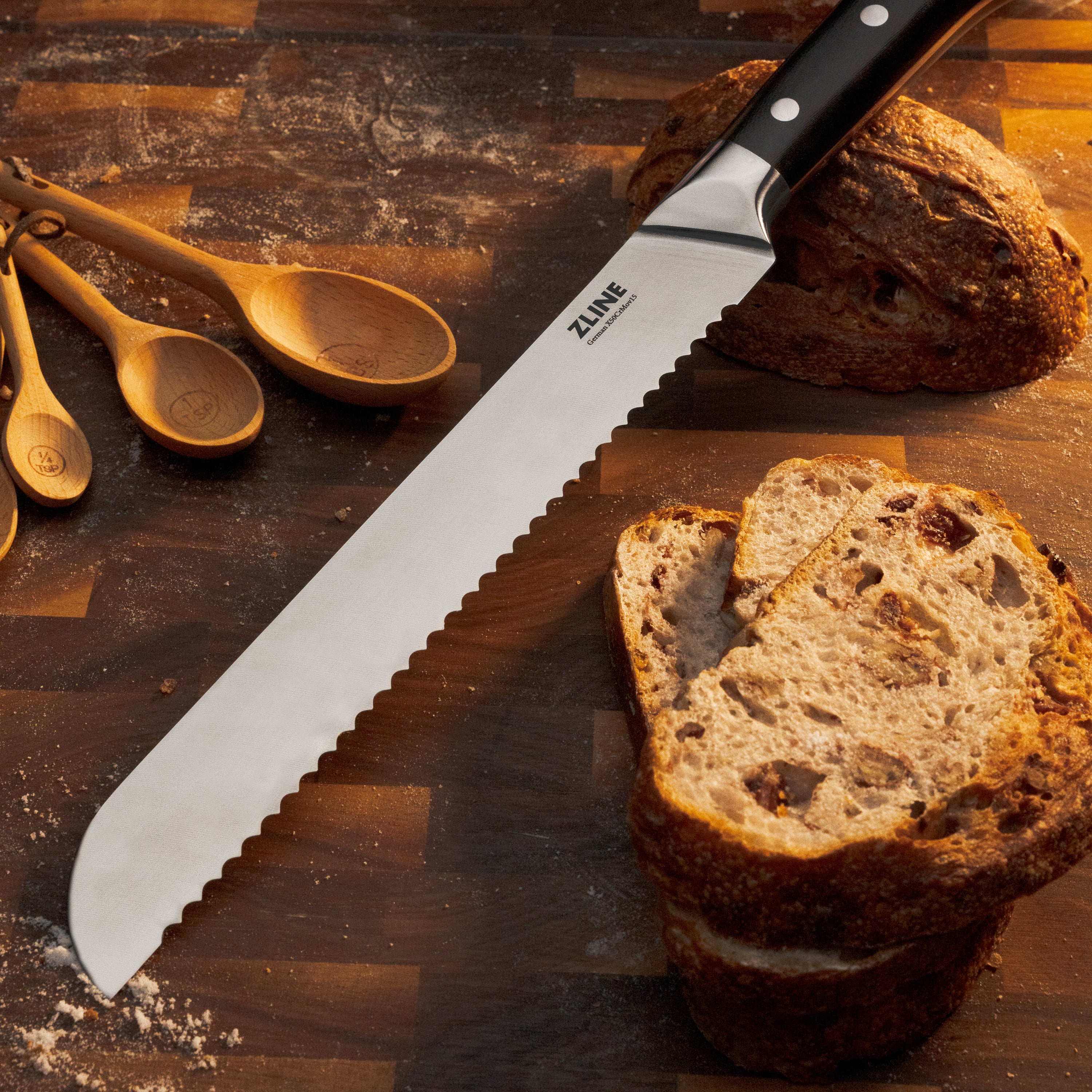 ZLINE 3-Piece Professional German Steel Kitchen Knife Set (KSETT-GS-3) - Image 10