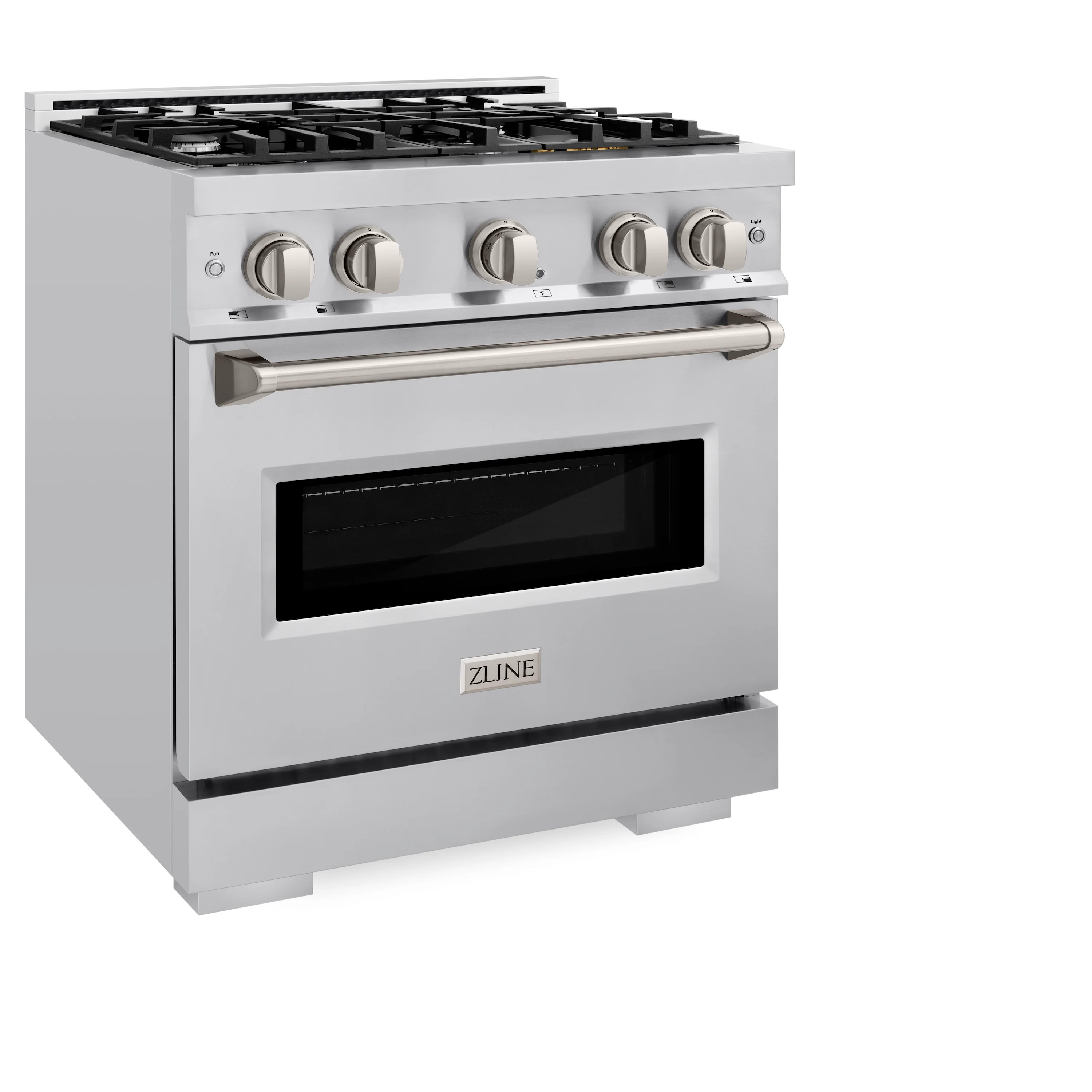 ZLINE 30 in. 4.2 cu. ft. Classic Dual Fuel Range with 4 Burner Gas Cooktop and Electric Convection Oven in Stainless Steel (CDR30) - Image 3