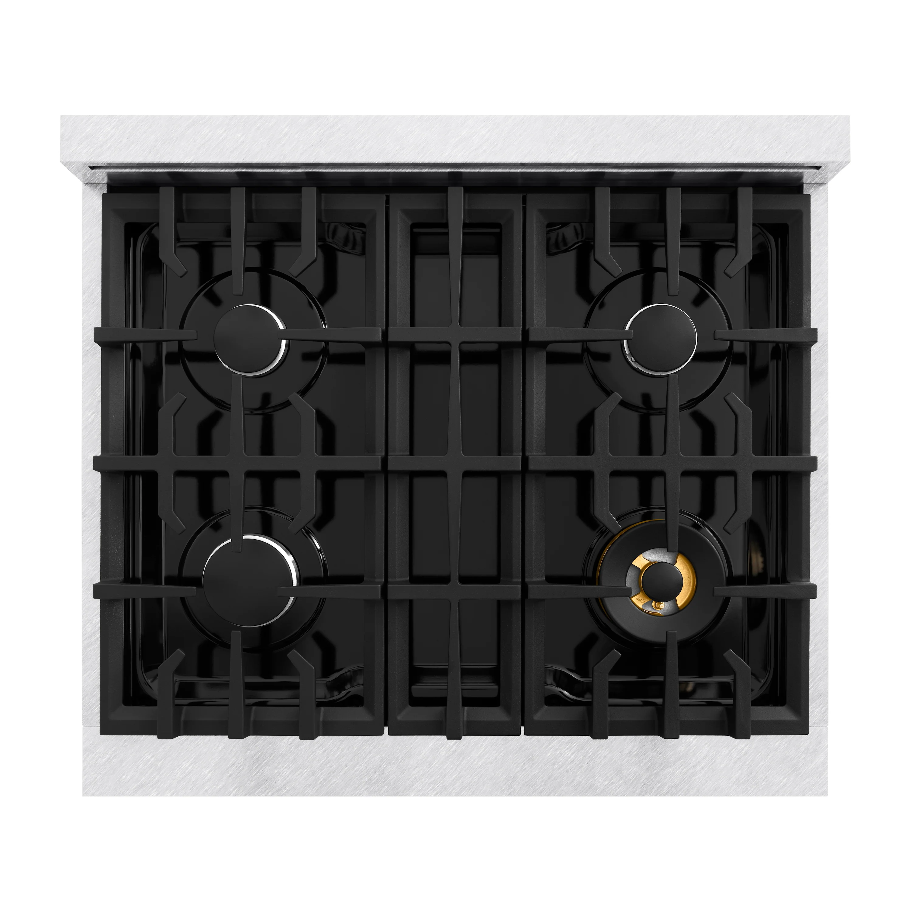 ZLINE 30 in. 4.2 cu. ft. Classic Gas Range with 4 Burner Cooktop and Convection Gas Oven in Satin Stainless Steel (CGRS-30) - Image 12