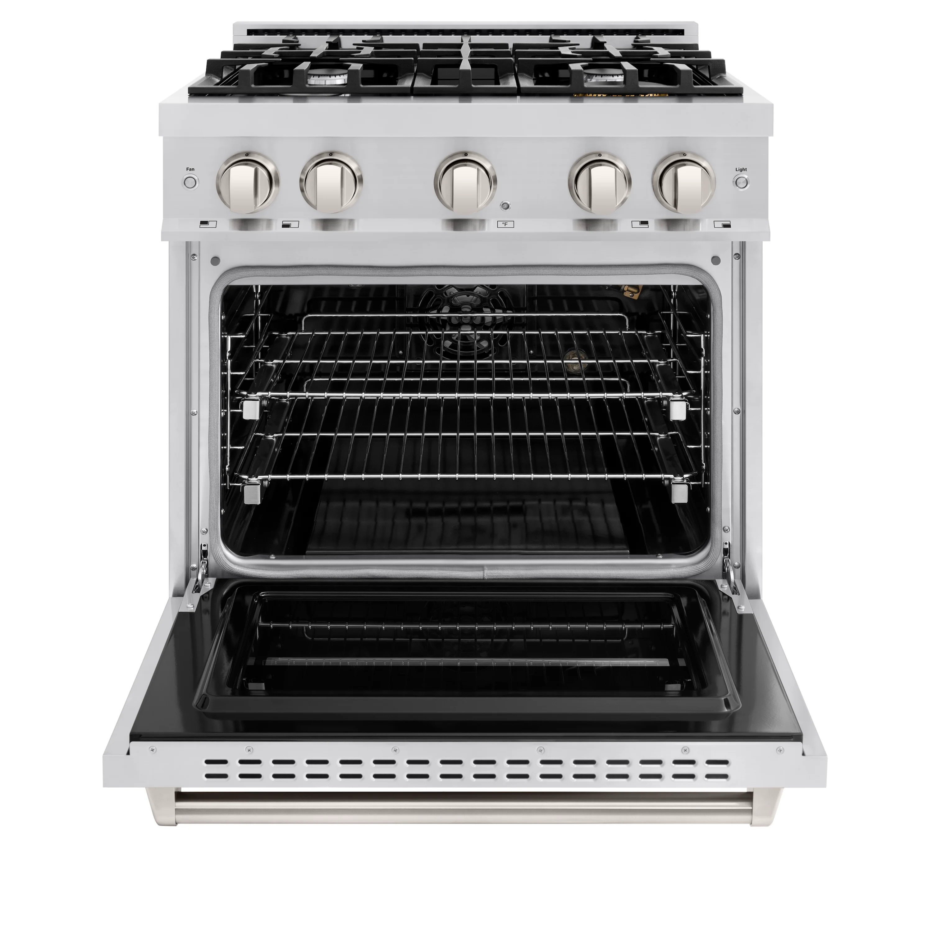 ZLINE 30 in. 4.2 cu. ft. Classic Gas Range with 4 Burner Cooktop and Convection Gas Oven in Stainless Steel (CGR30) - Image 6