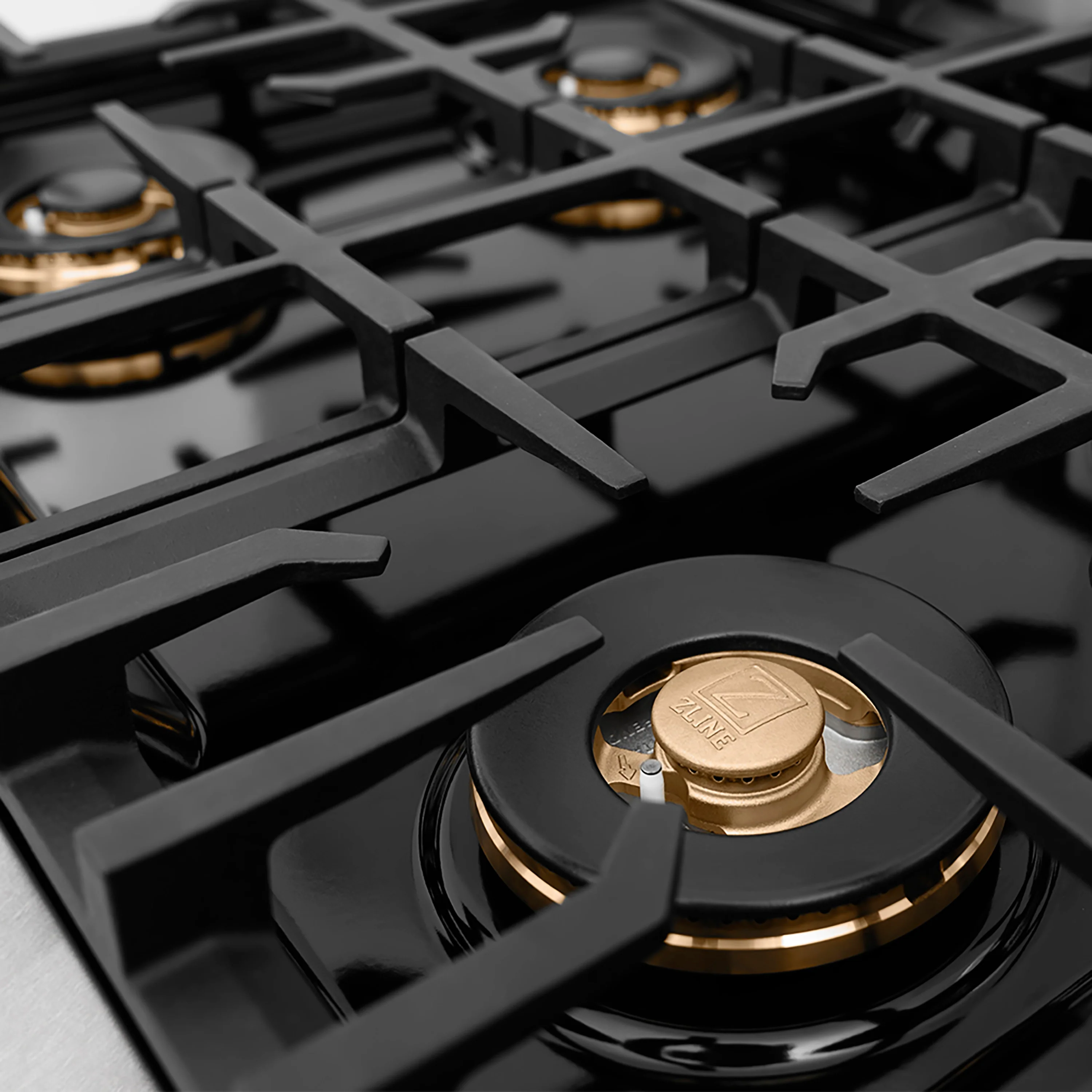 ZLINE 30 in. Classic Gas Rangetop with 4 Burner DuoPro™ Cooktop in Satin Stainless Steel (PCRTS-30) - Image 4