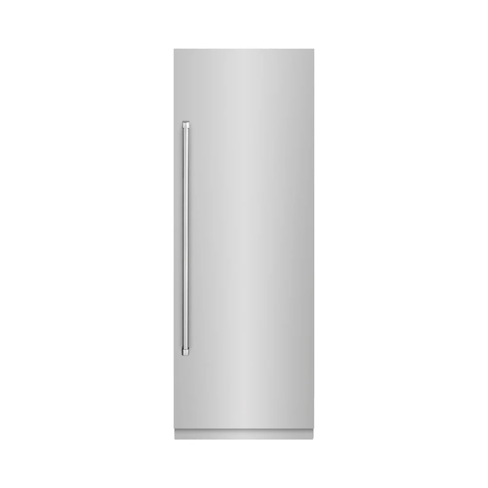 ZLINE 30 in. 16.7 cu. ft. Column Refrigerator in Stainless Steel with Graphite Gray Interior (RCRV-304-30) - Image 2