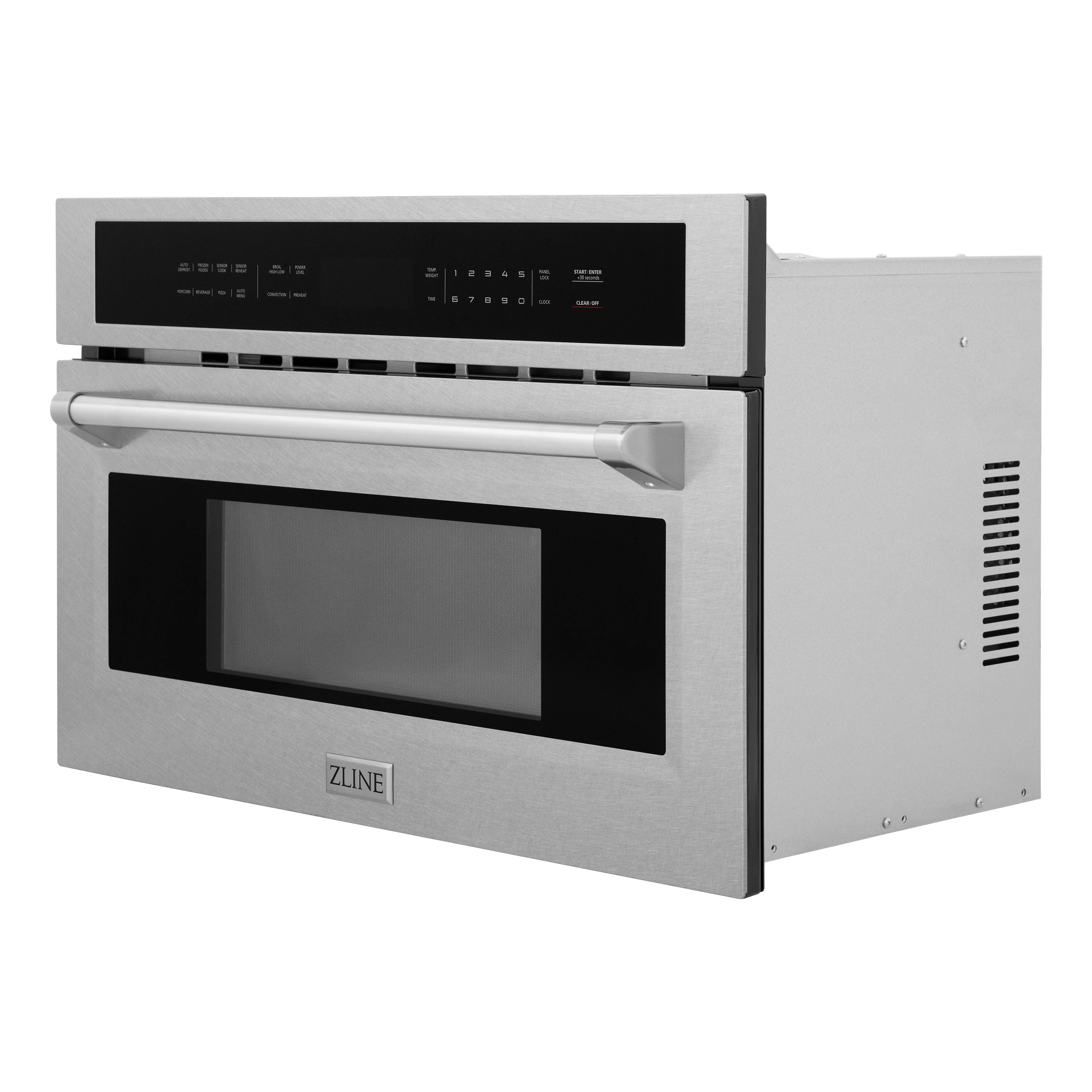 ZLINE 30 in. 1.6 cu ft. Built-in Convection Microwave Oven in Satin Stainless Steel with Speed and Sensor Cooking (MWO-30-SS) - Image 4