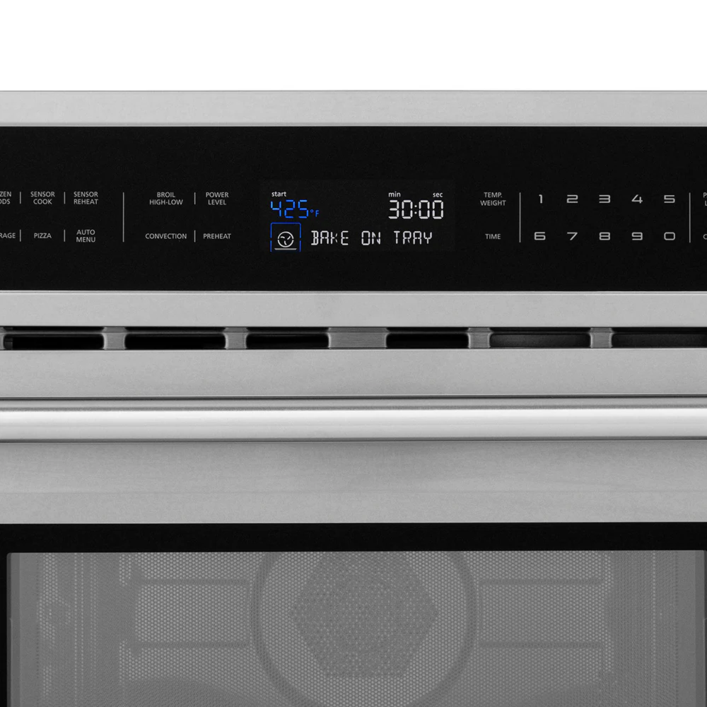 ZLINE 30 in. 1.6 cu. ft. Built-in Convection Microwave Oven in Stainless Steel with Speed and Sensor Cooking (MWO-30) - Image 8