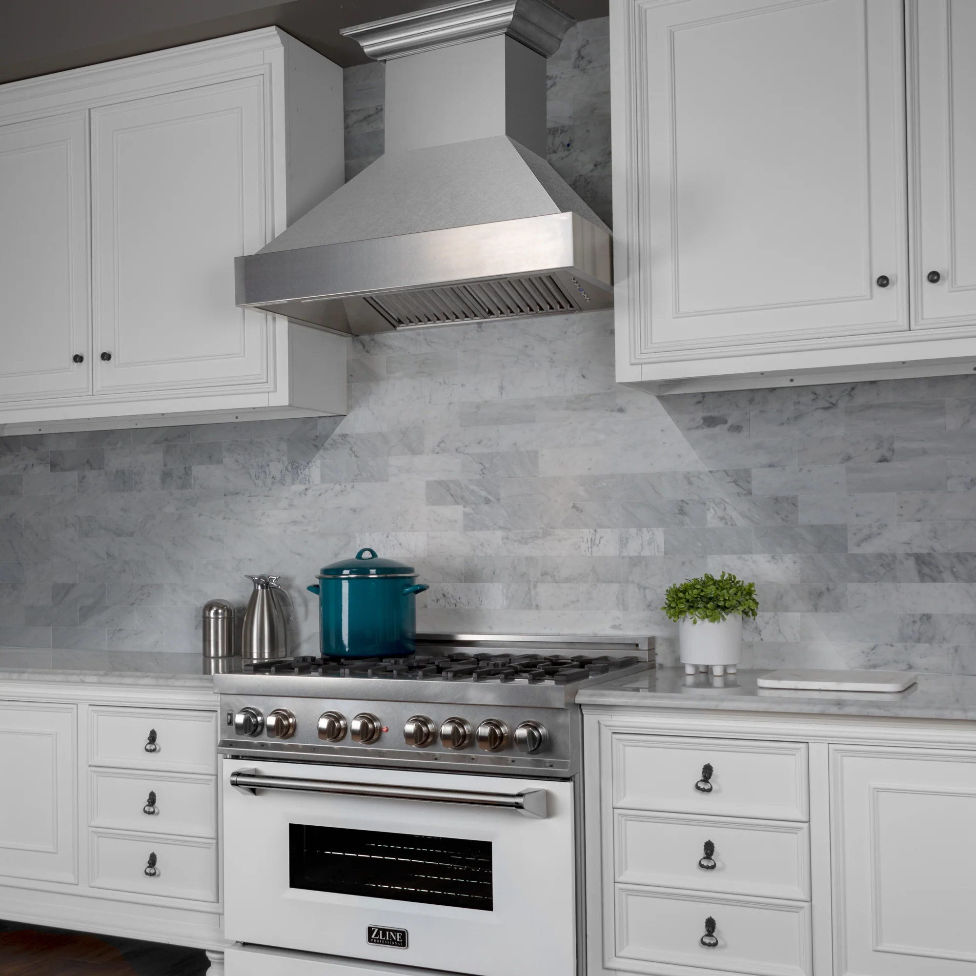 ZLINE 30" Designer Series Ducted Wall Mount Range Hood in Fingerprint Resistant Stainless Steel (8656S-30) - Image 10