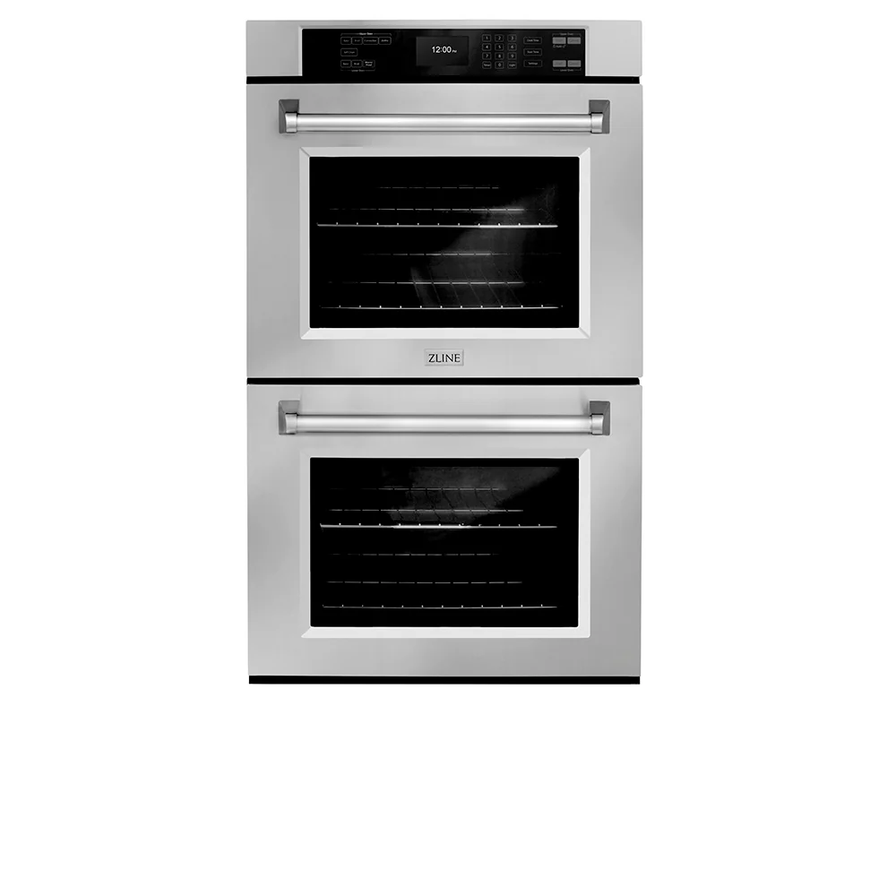 ZLINE 30 in. Professional True Convection Double Wall Oven with Air Fry and Self Clean in Stainless Steel (WAD-30) - Image 4