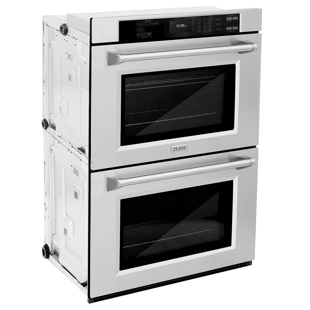 ZLINE 30 in. Professional True Convection Double Wall Oven with Air Fry and Self Clean in Stainless Steel (WAD-30) - Image 6