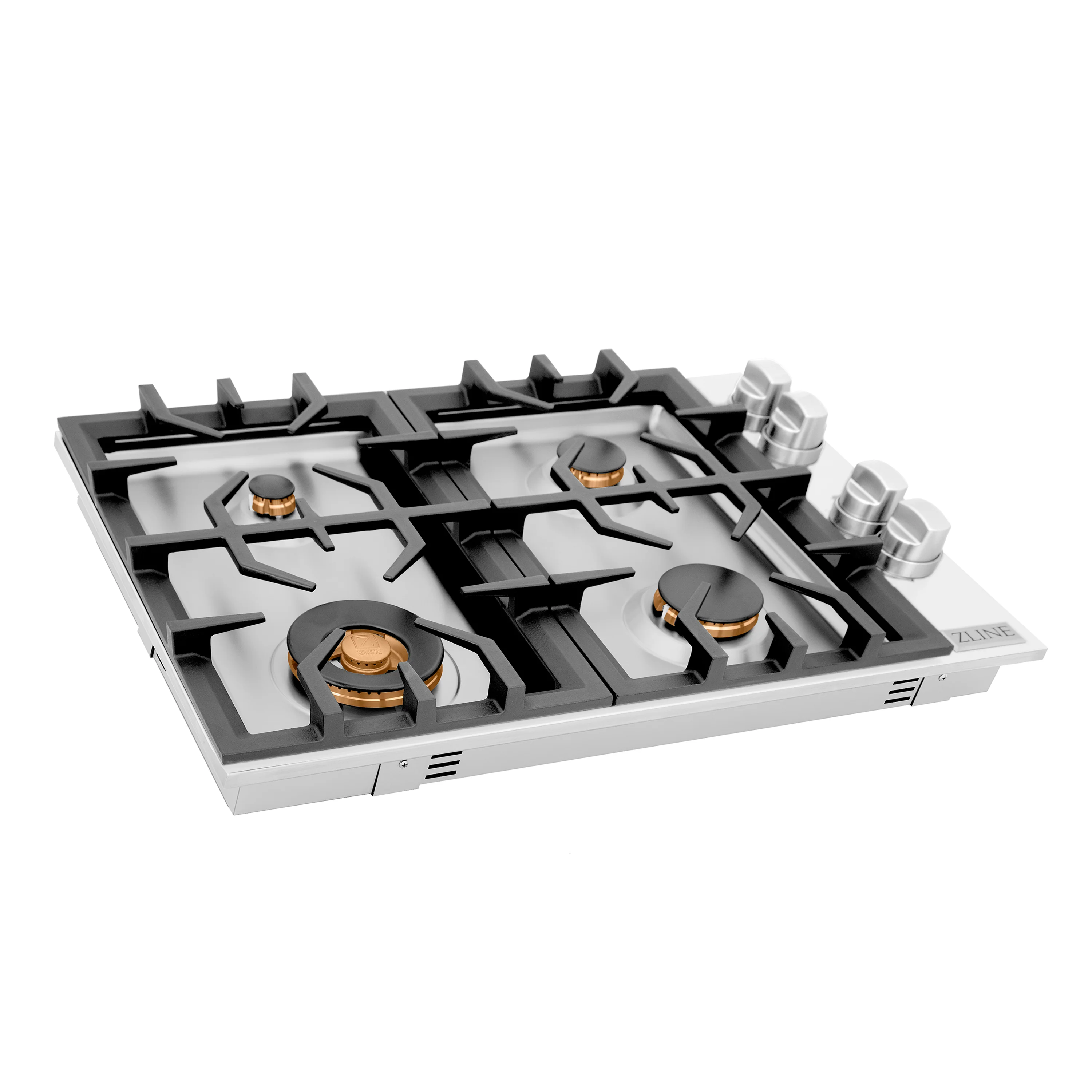 ZLINE 30" Gas Cooktop with 4 Gas Brass Burners (RC-BR-30) - Image 3