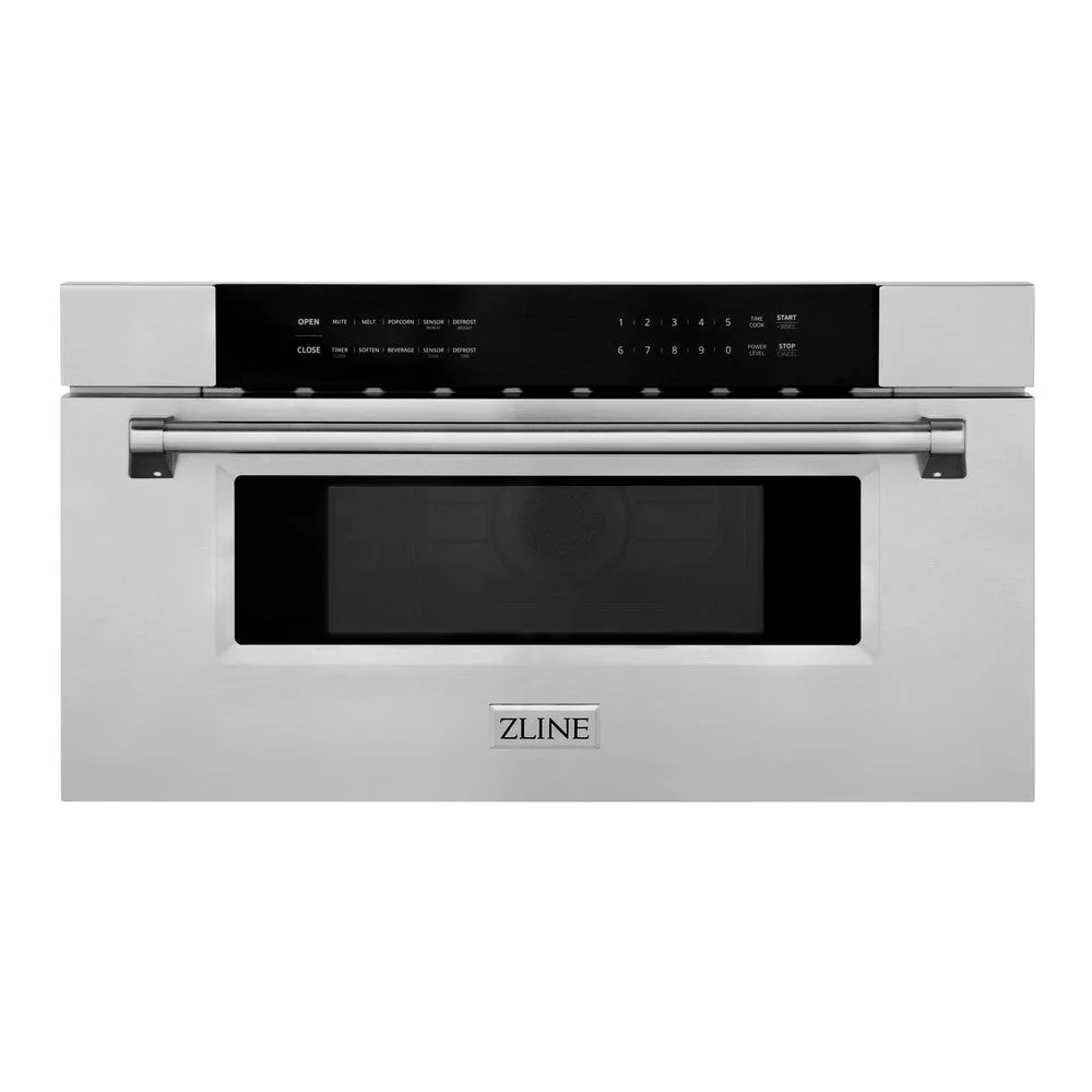 ZLINE 30 in .1.2 cu. ft. Built-In Microwave Drawer in Stainless Steel, Open Box-Great Condition