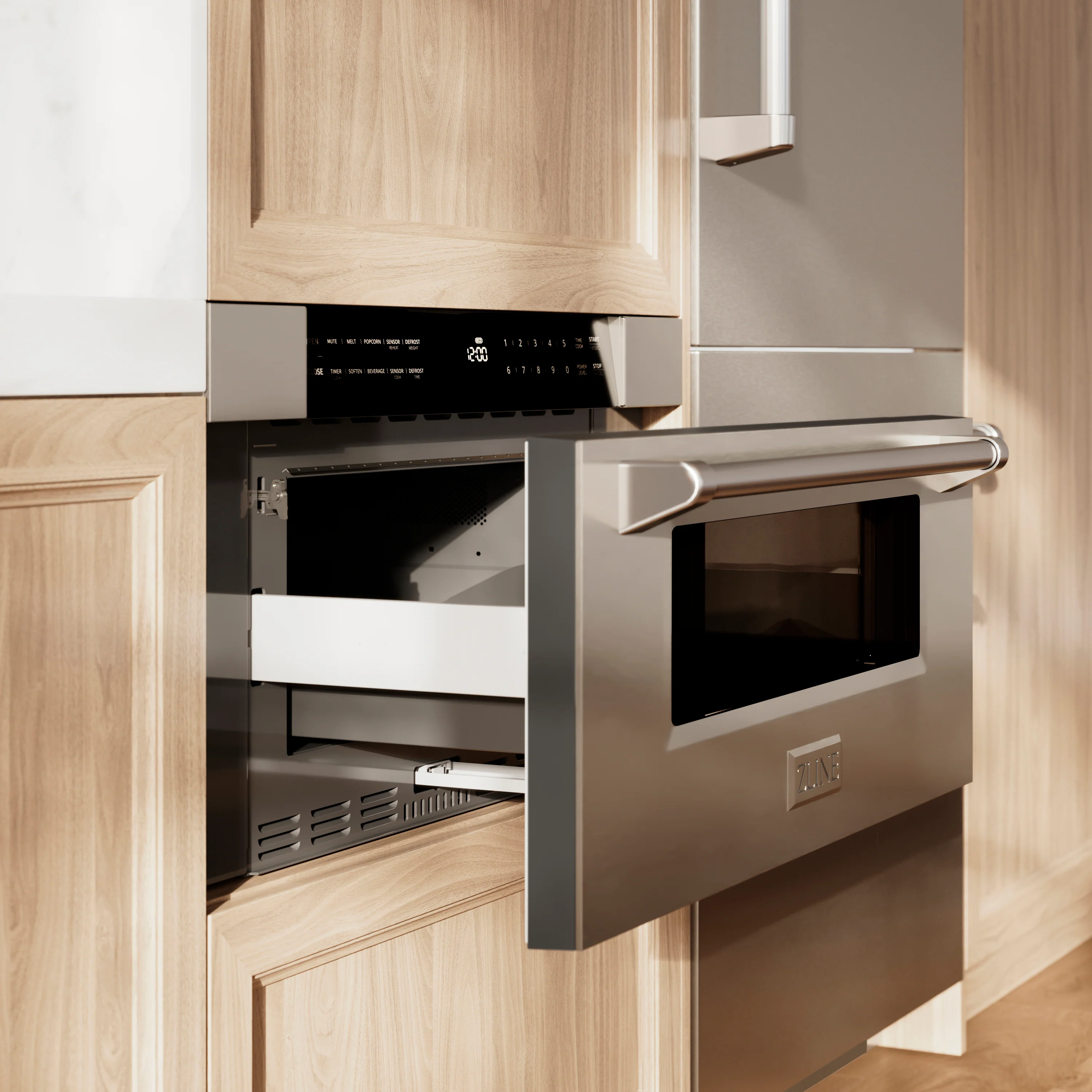 ZLINE 30 in .1.2 cu. ft. Built-In Microwave Drawer in Stainless Steel, Open Box-Great Condition - Image 13